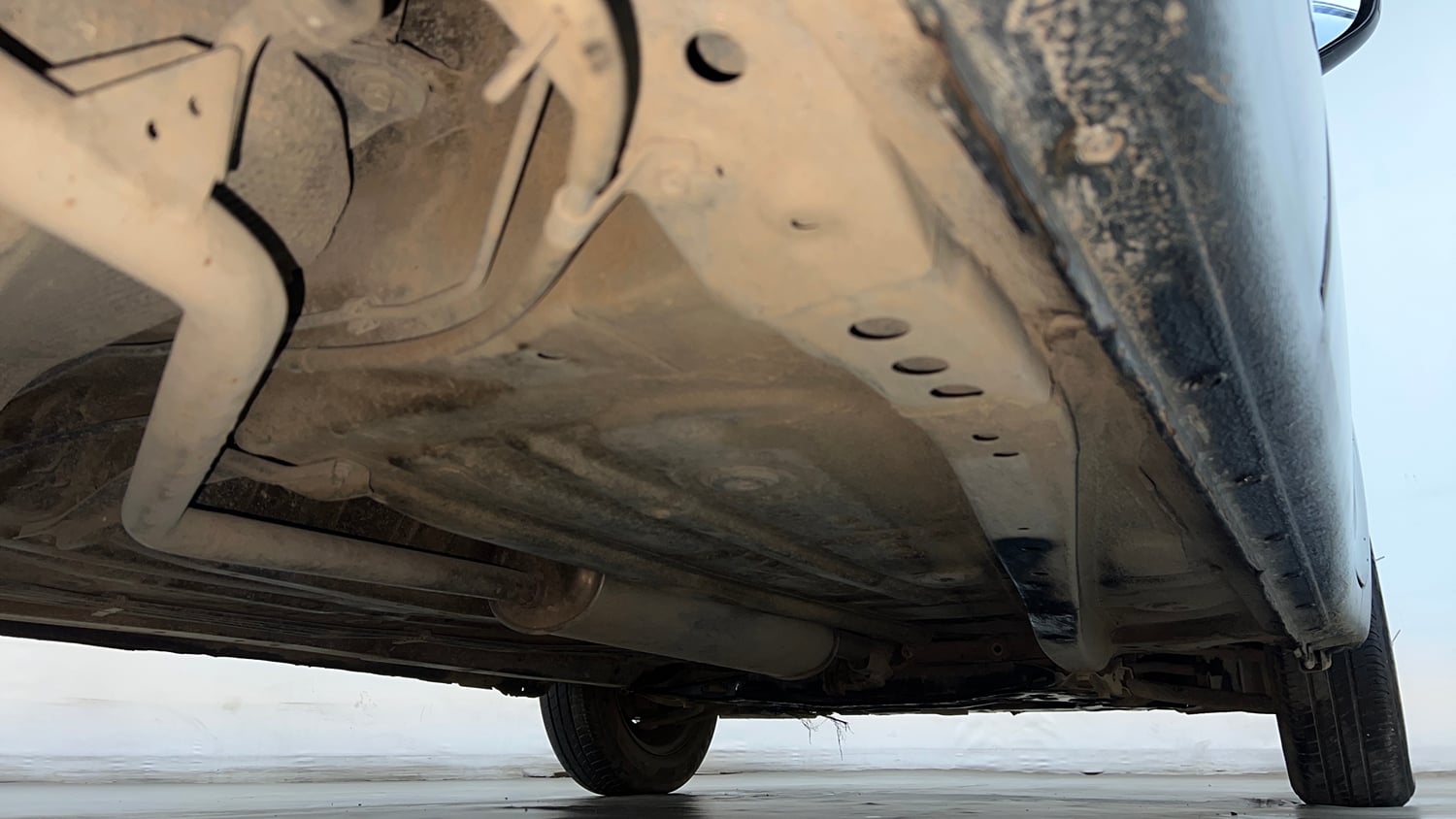 Used 2023 Maruti Suzuki Wagon R VXI 1.0 CNG Cng Manual extra REAR RIGHT UNDERBODY VIEW