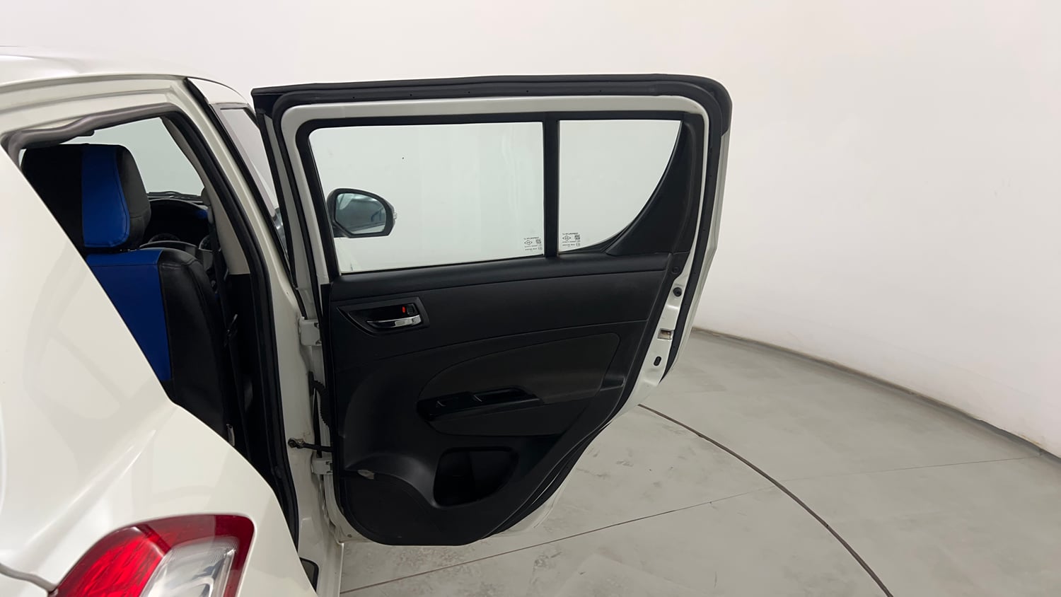 Used 2013 Maruti Suzuki Swift VXi Petrol Manual interior RIGHT REAR DOOR OPEN VIEW