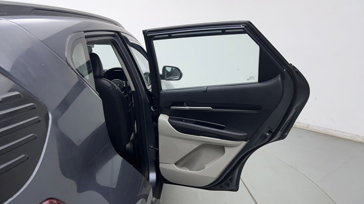 Used 2023 Kia Sonet HTX 1.0 Turbo Petrol DCT Petrol Automatic interior RIGHT REAR DOOR OPEN VIEW
