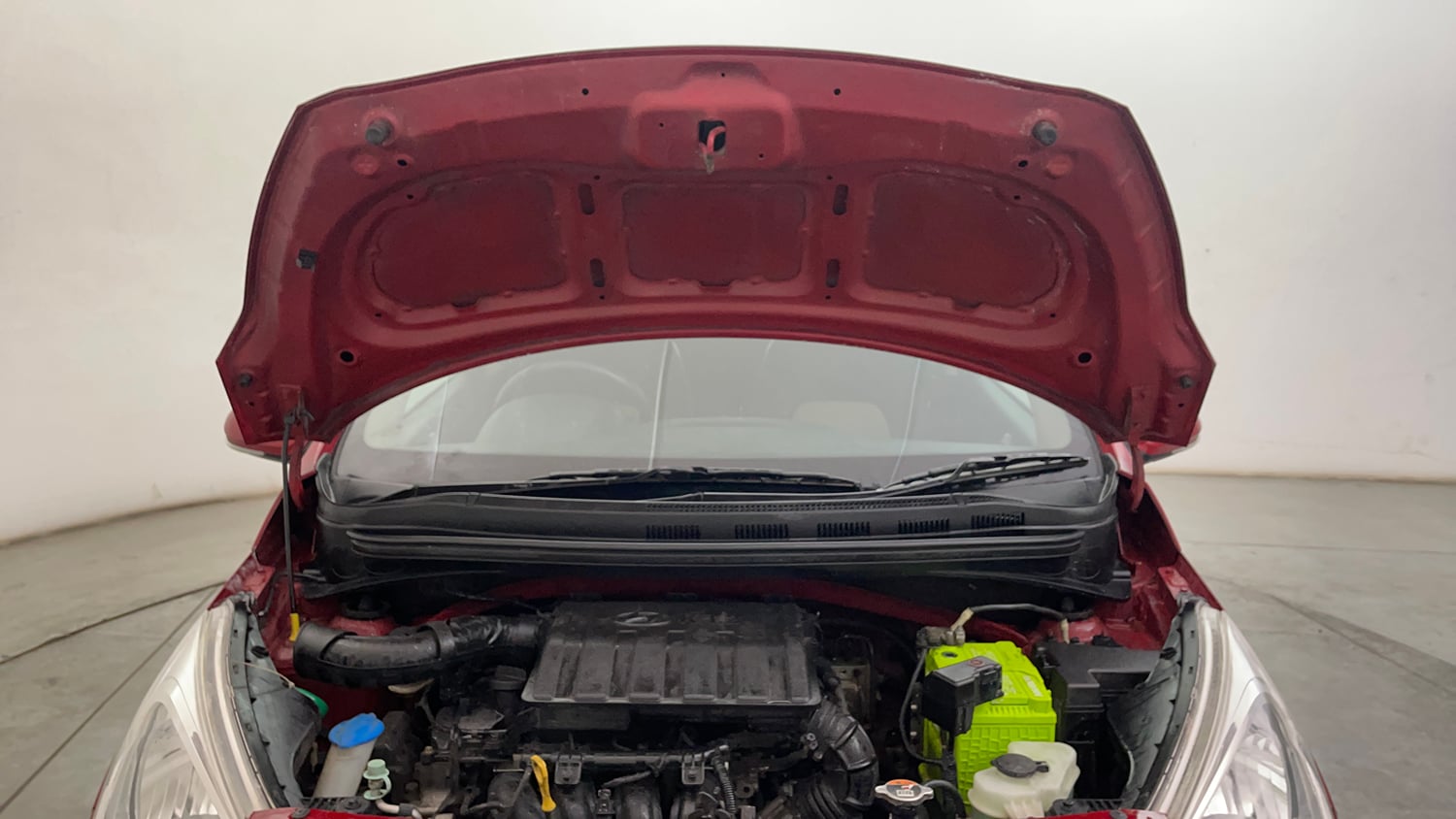 Used 2018 Hyundai Grand i10 Asta 1.2 Kappa VTVT Petrol Manual engine ENGINE & BONNET OPEN FRONT VIEW