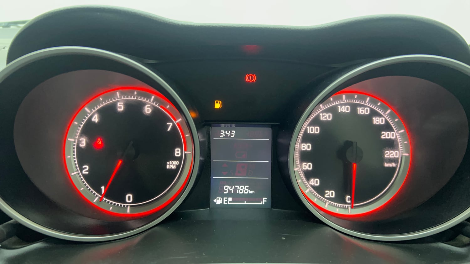 Used 2021 Maruti Suzuki Swift VXi Petrol Manual interior CLUSTERMETER VIEW