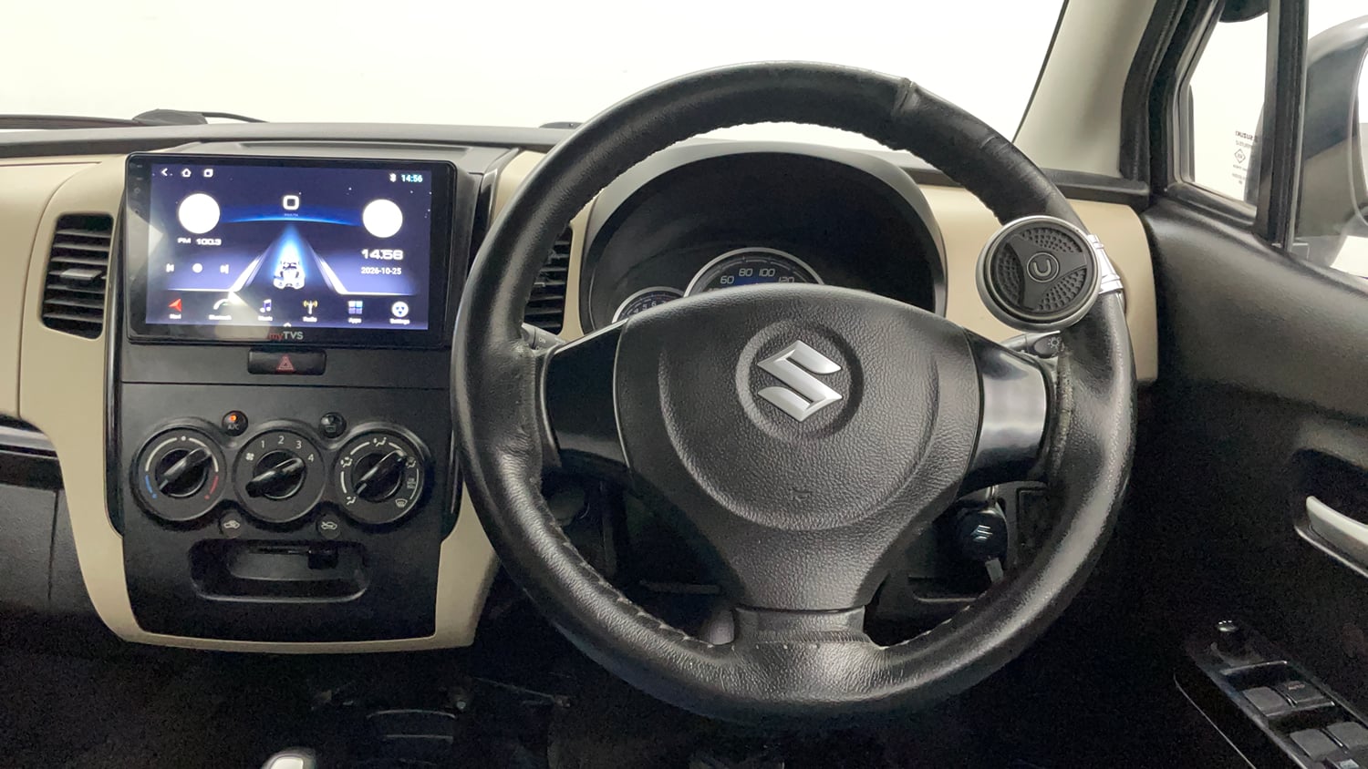 Used 2017 Maruti Suzuki Wagon R 1.0 VXI AMT Petrol Automatic interior STEERING VIEW