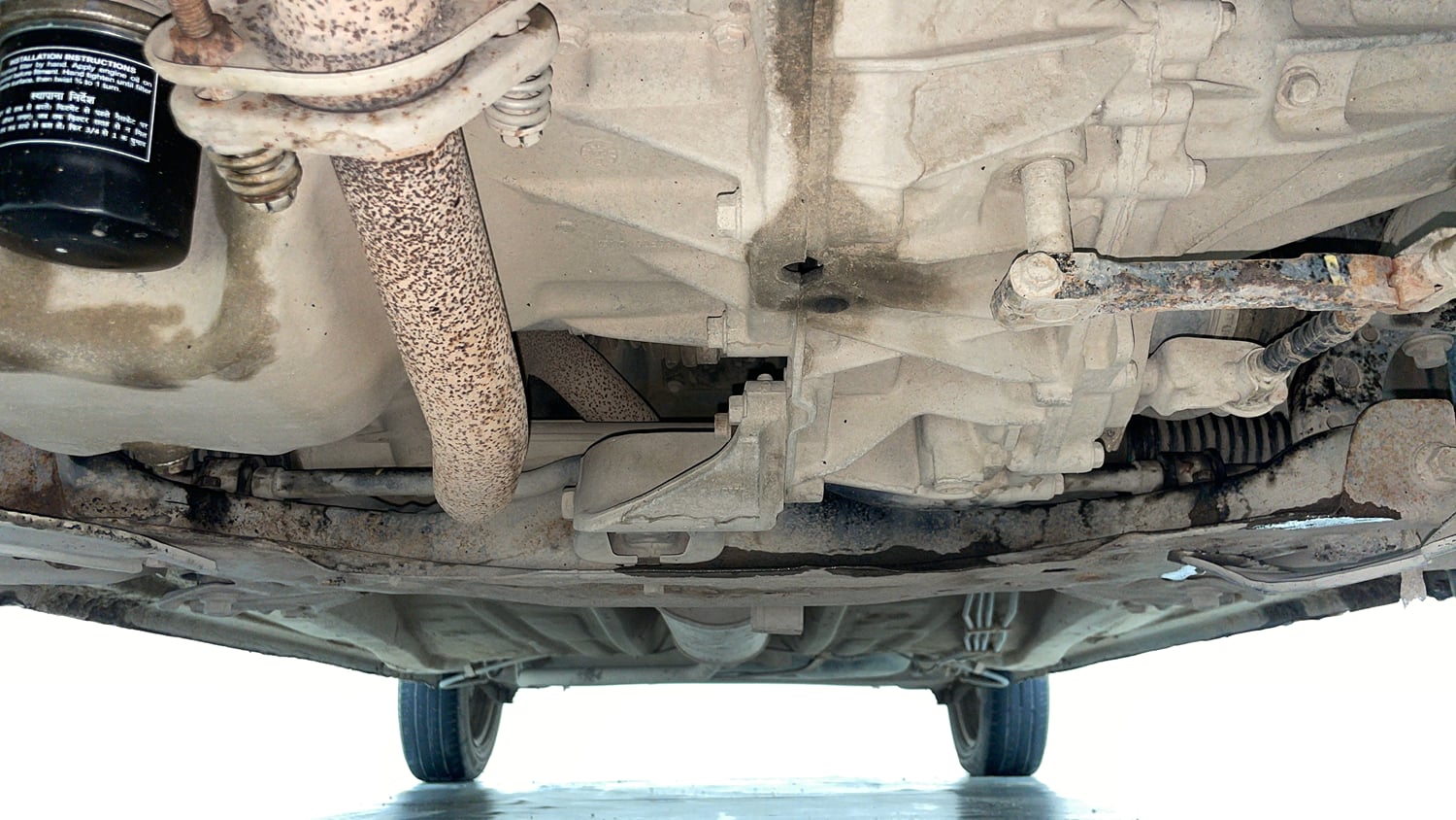 Used 2021 Maruti Suzuki Ignis Sigma 1.2 MT Petrol Manual extra FRONT LEFT UNDERBODY VIEW