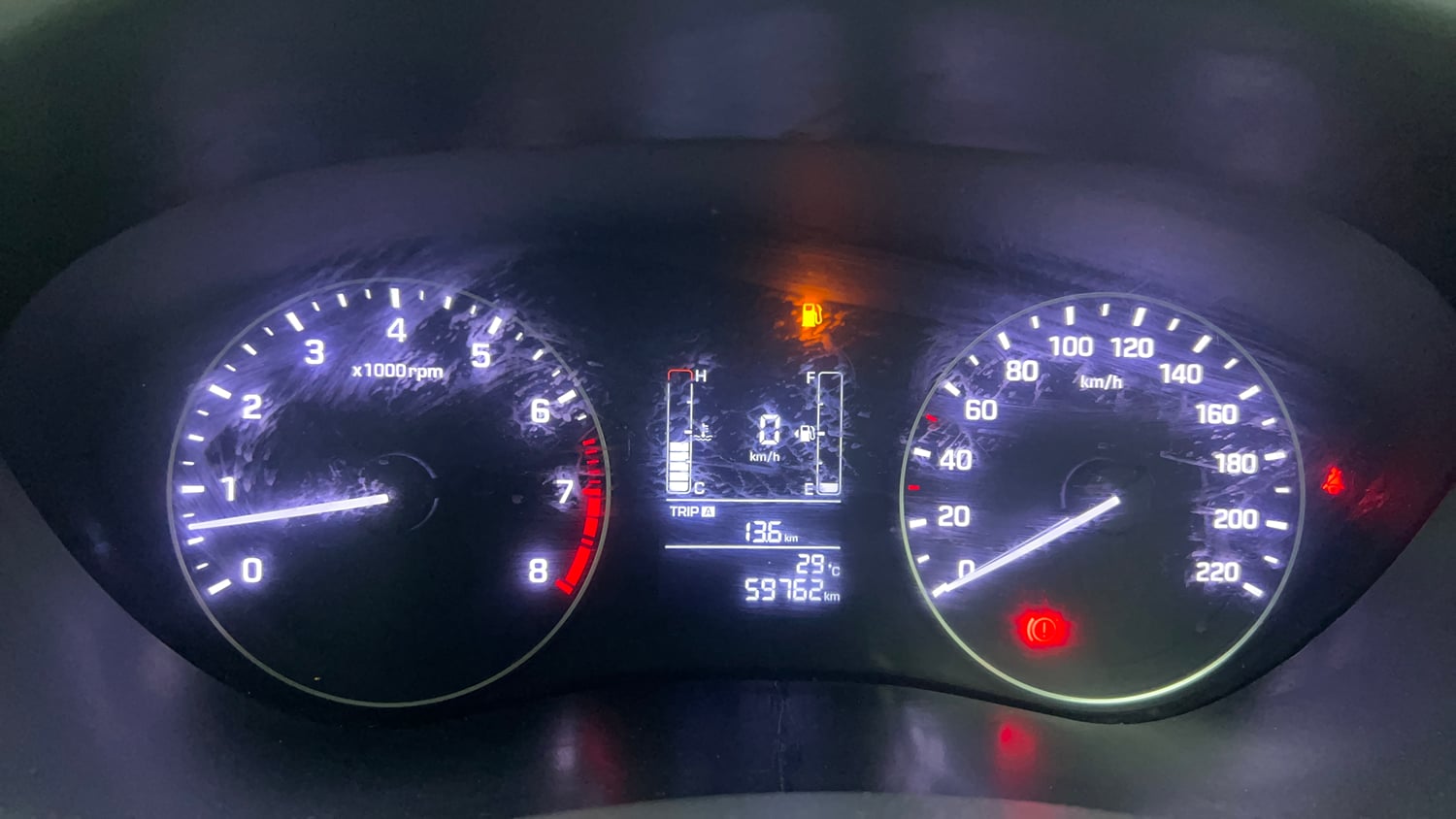 Used 2014 Hyundai Elite i20 Sportz 1.2 Petrol Manual interior CLUSTERMETER VIEW