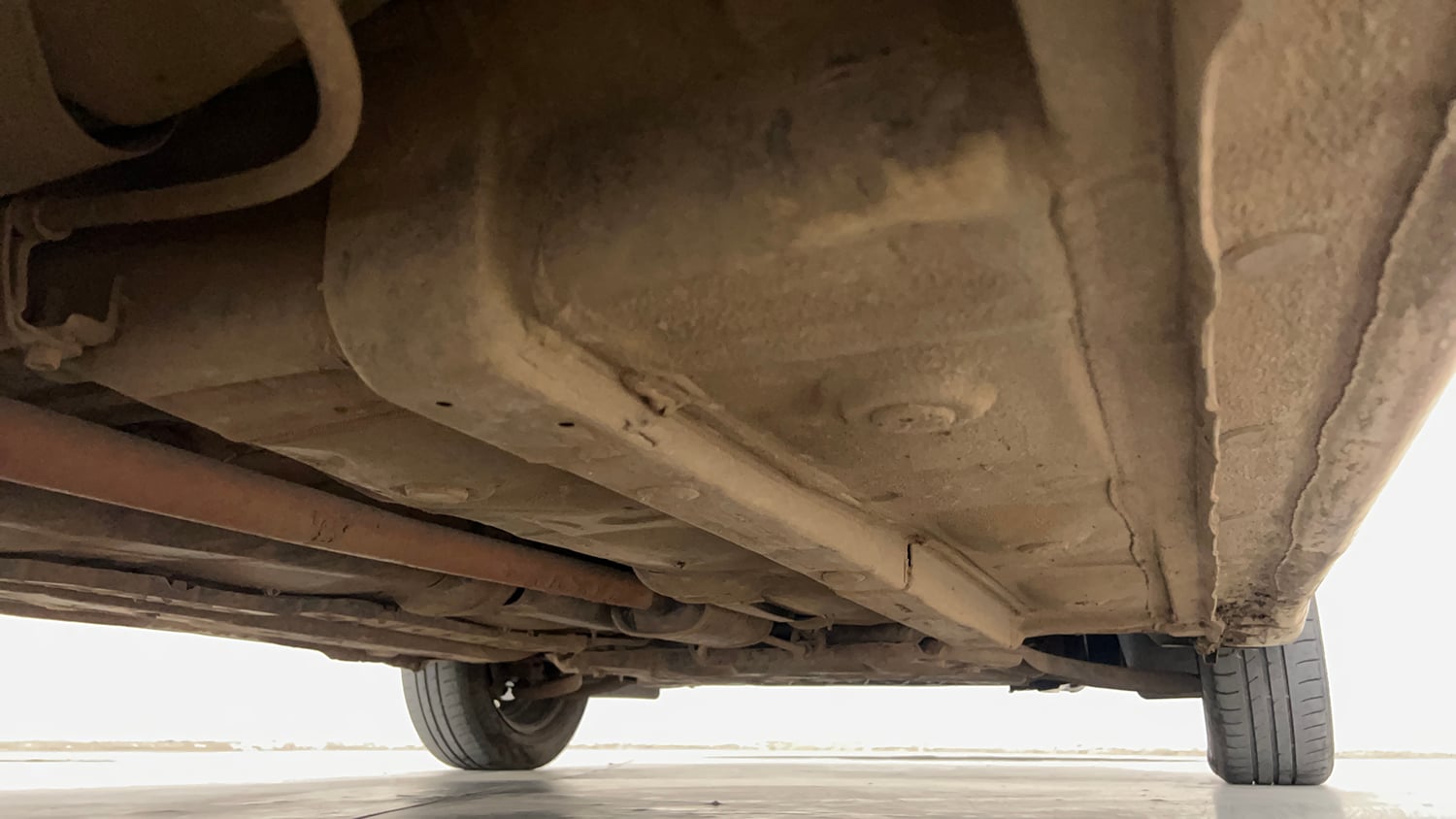 Used 2015 Hyundai Grand i10 Sportz 1.2 Kappa VTVT Petrol Manual extra REAR RIGHT UNDERBODY VIEW