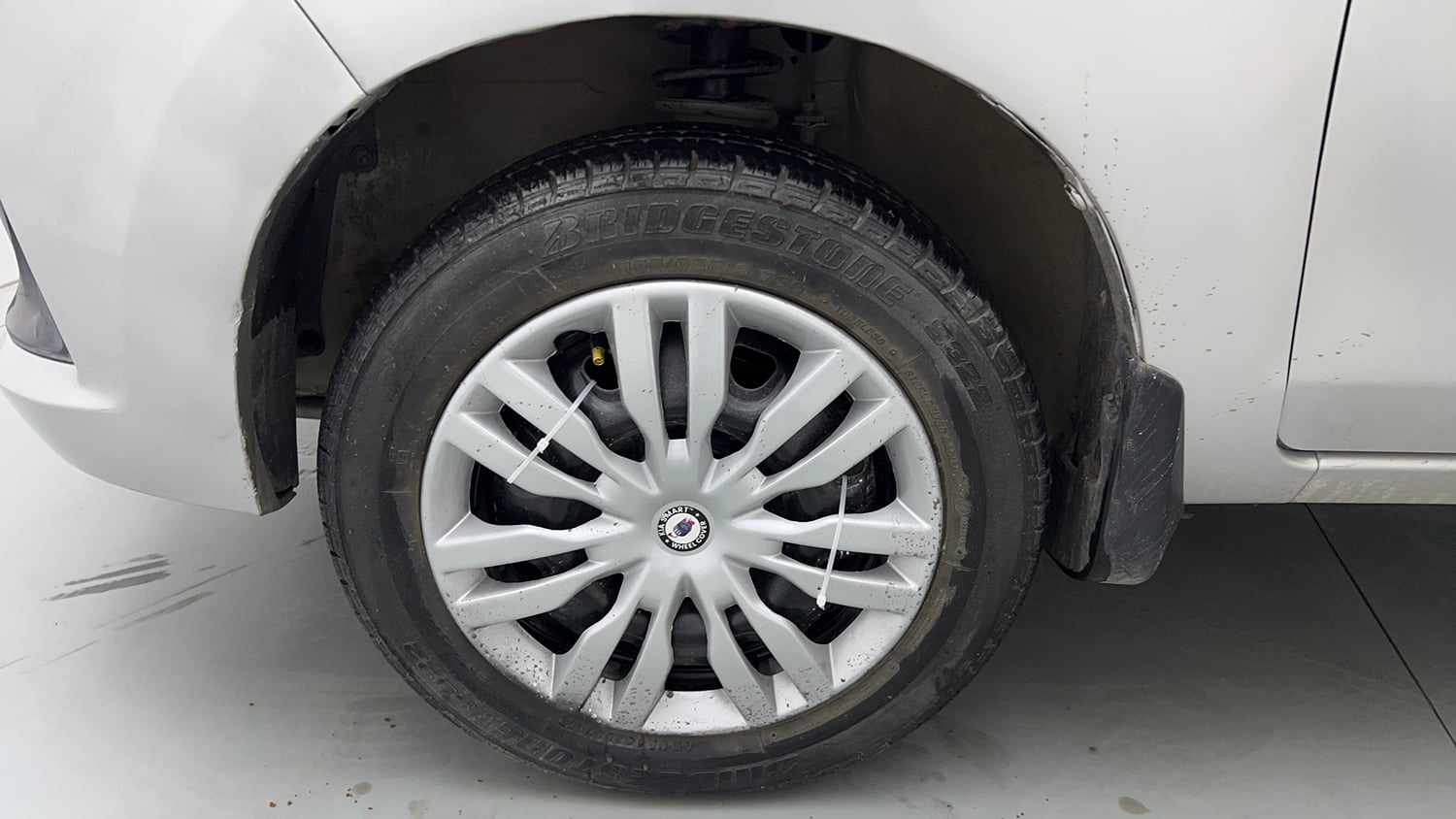 Used 2017 maruti-suzuki Alto K10 VXi (O) AMT Petrol Automatic tyres LEFT FRONT TYRE RIM VIEW