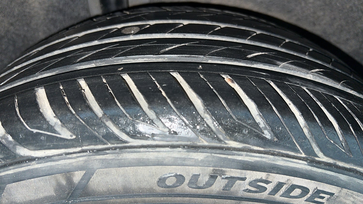 Used 2020 Honda Civic VX CVT Petrol Petrol Automatic tyres RIGHT REAR TYRE TREAD VIEW