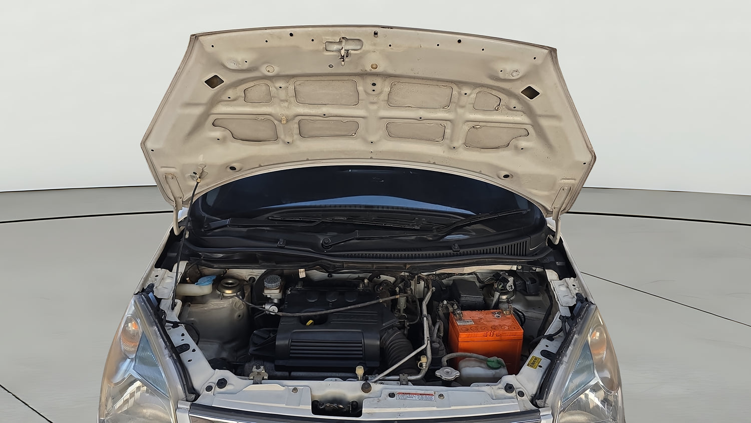 Used 2015 Maruti Suzuki Wagon R VXI Petrol Manual engine ENGINE & BONNET OPEN FRONT VIEW