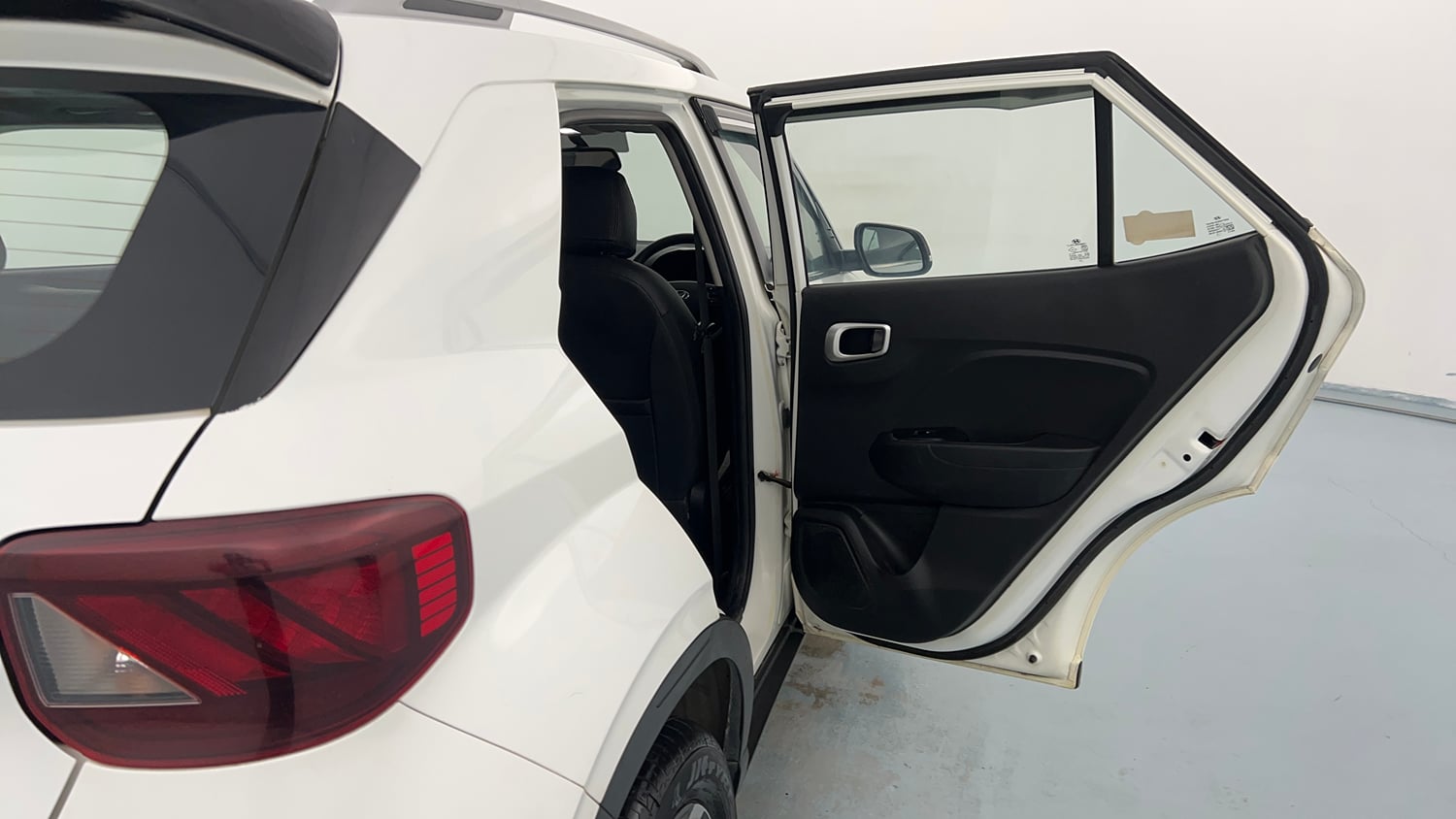 Used 2019 Hyundai Venue SX Plus 1.0 Turbo DCT Petrol Automatic interior RIGHT REAR DOOR OPEN VIEW