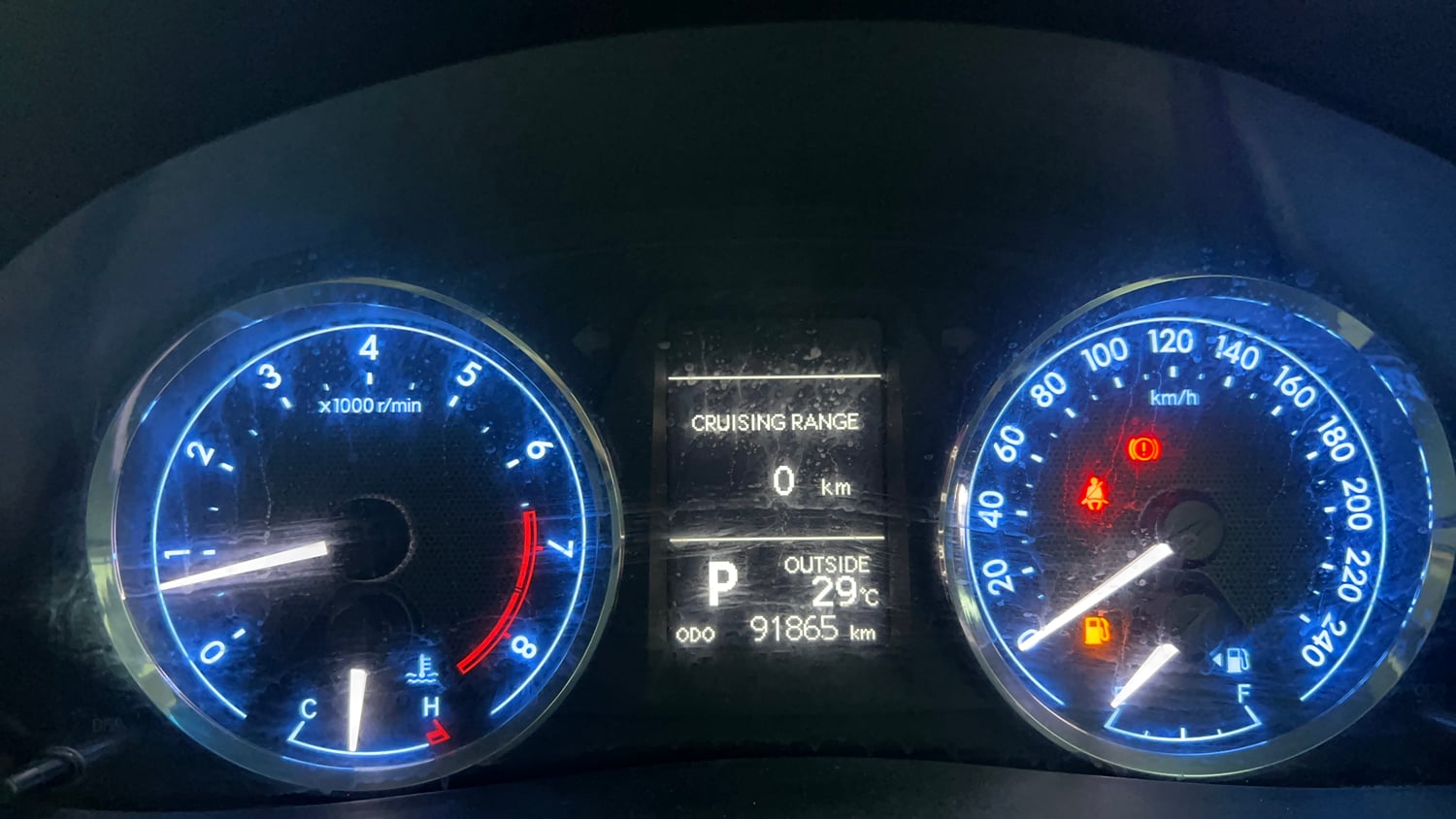 Used 2016 Toyota Corolla Altis VL AT Petrol Petrol Automatic interior CLUSTERMETER VIEW
