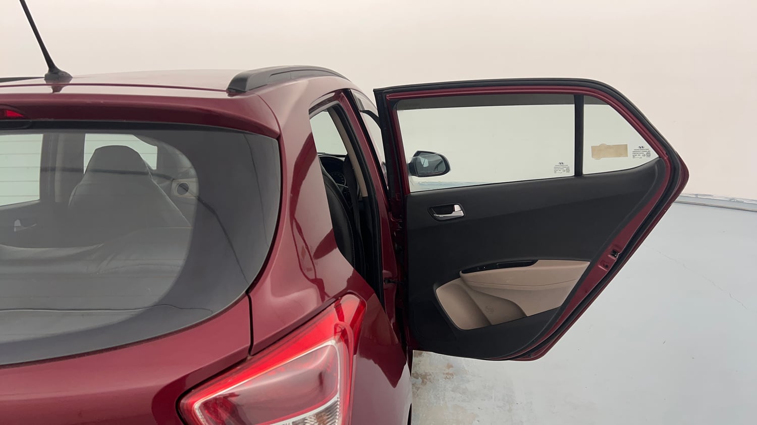 Used 2016 Hyundai Grand i10 Sportz 1.2 Kappa VTVT Petrol Manual interior RIGHT REAR DOOR OPEN VIEW