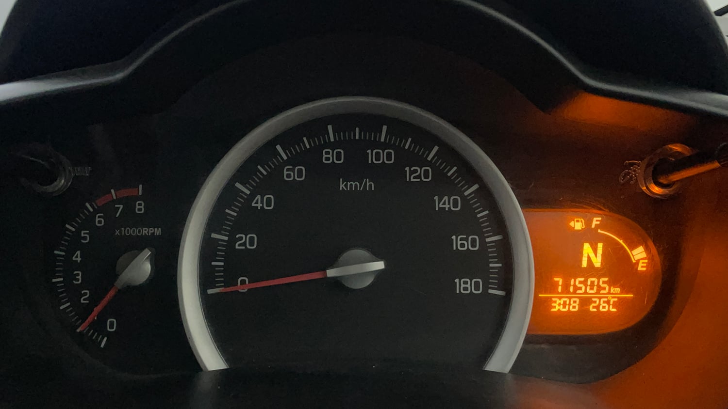 Used 2016 Maruti Suzuki Celerio VXi AMT Petrol Automatic interior CLUSTERMETER VIEW