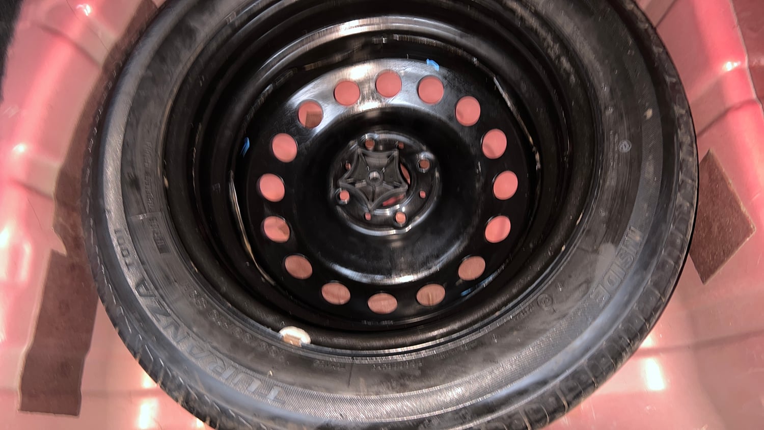 Used 2022 Tata Nexon XZA Plus Petrol Automatic tyres SPARE TYRE VIEW