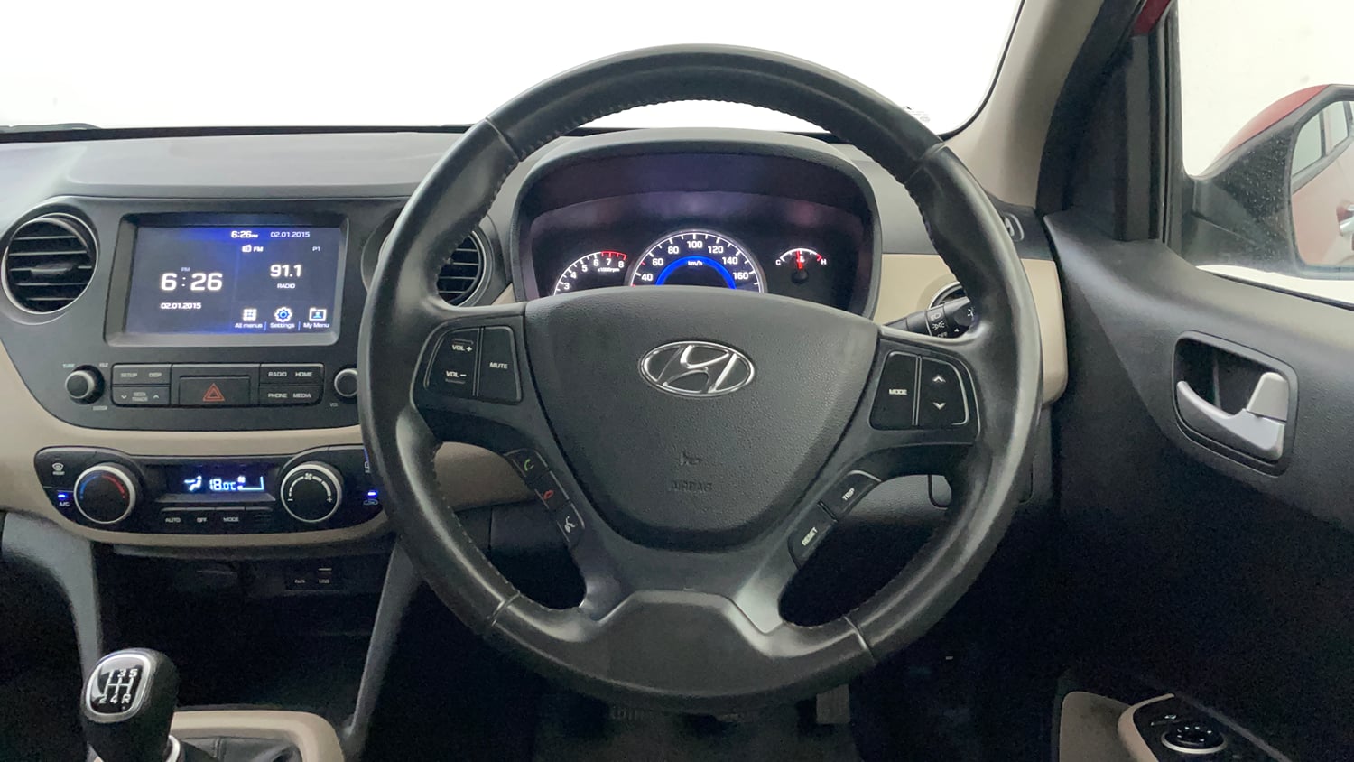 Used 2018 Hyundai Grand i10 Asta 1.2 Kappa VTVT Petrol Manual interior STEERING VIEW