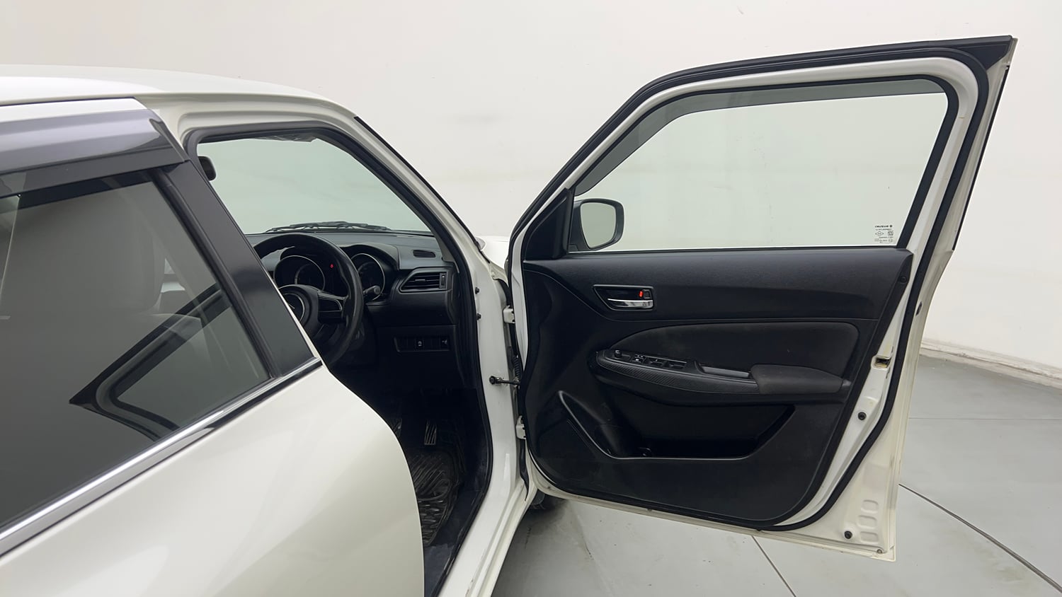 Used 2021 Maruti Suzuki Swift VXi Petrol Manual interior RIGHT FRONT DOOR OPEN VIEW