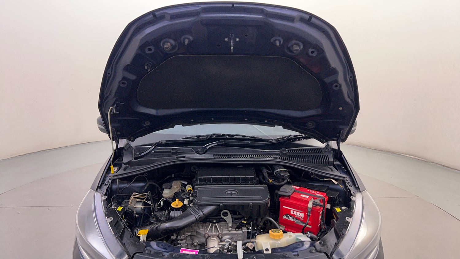 Used 2021 Tata Tiago XT Petrol Manual engine ENGINE & BONNET OPEN FRONT VIEW