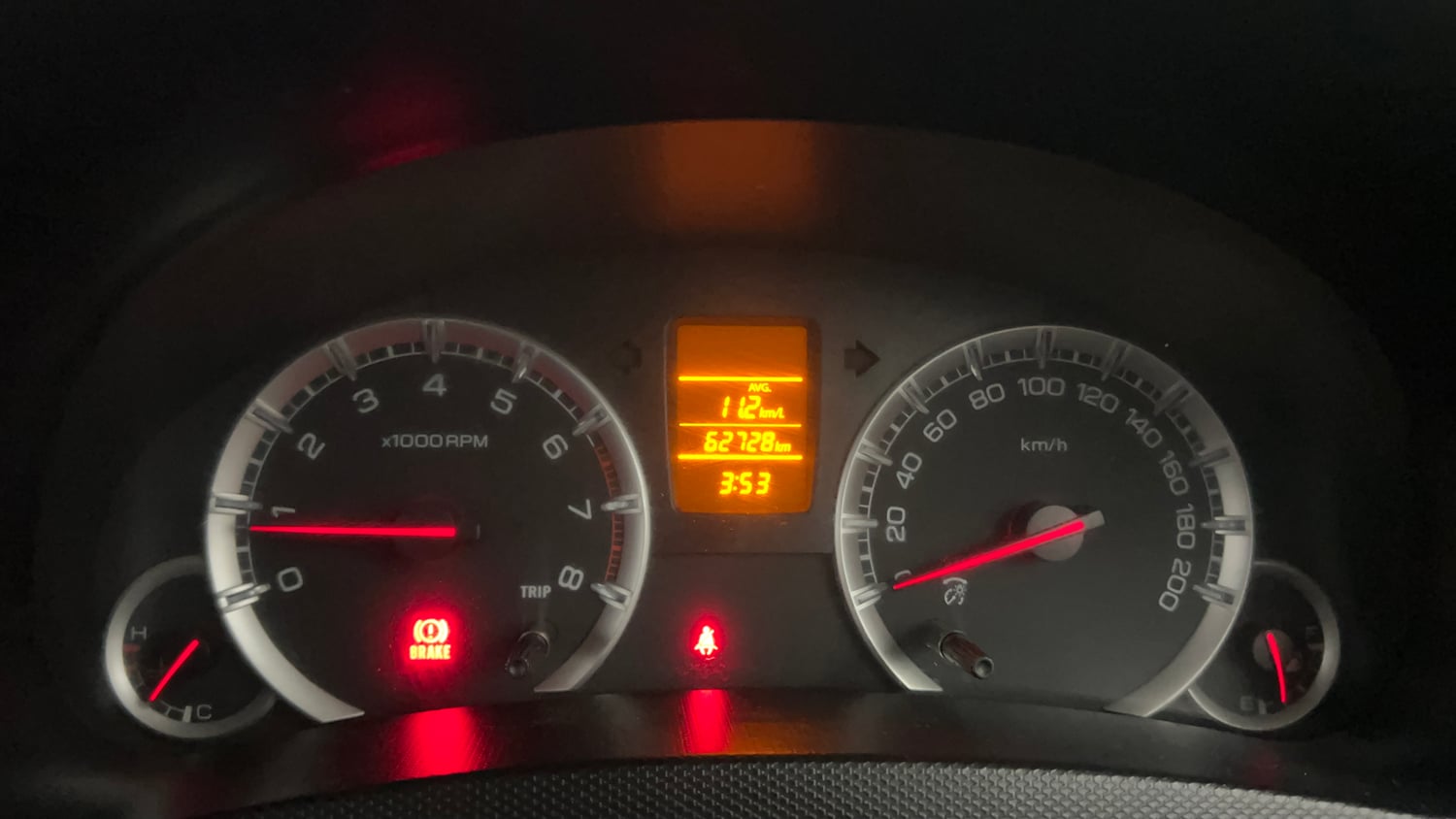 Used 2013 Maruti Suzuki Swift VXi Petrol Manual interior CLUSTERMETER VIEW