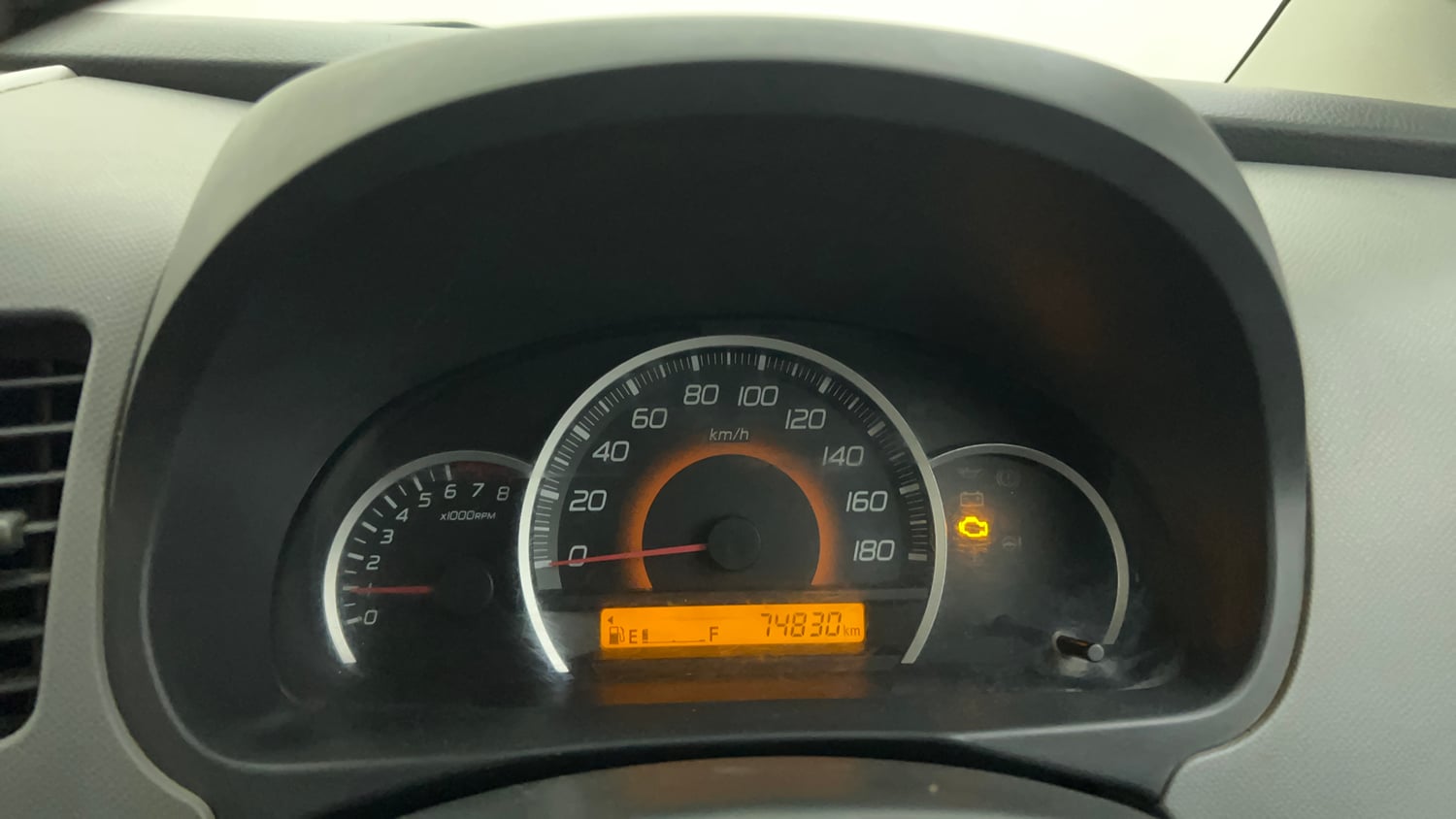 Used 2012 Maruti Suzuki Wagon R 1.0 VXI Petrol + CNG (Outside Fitted) Cng Manual interior CLUSTERMETER VIEW