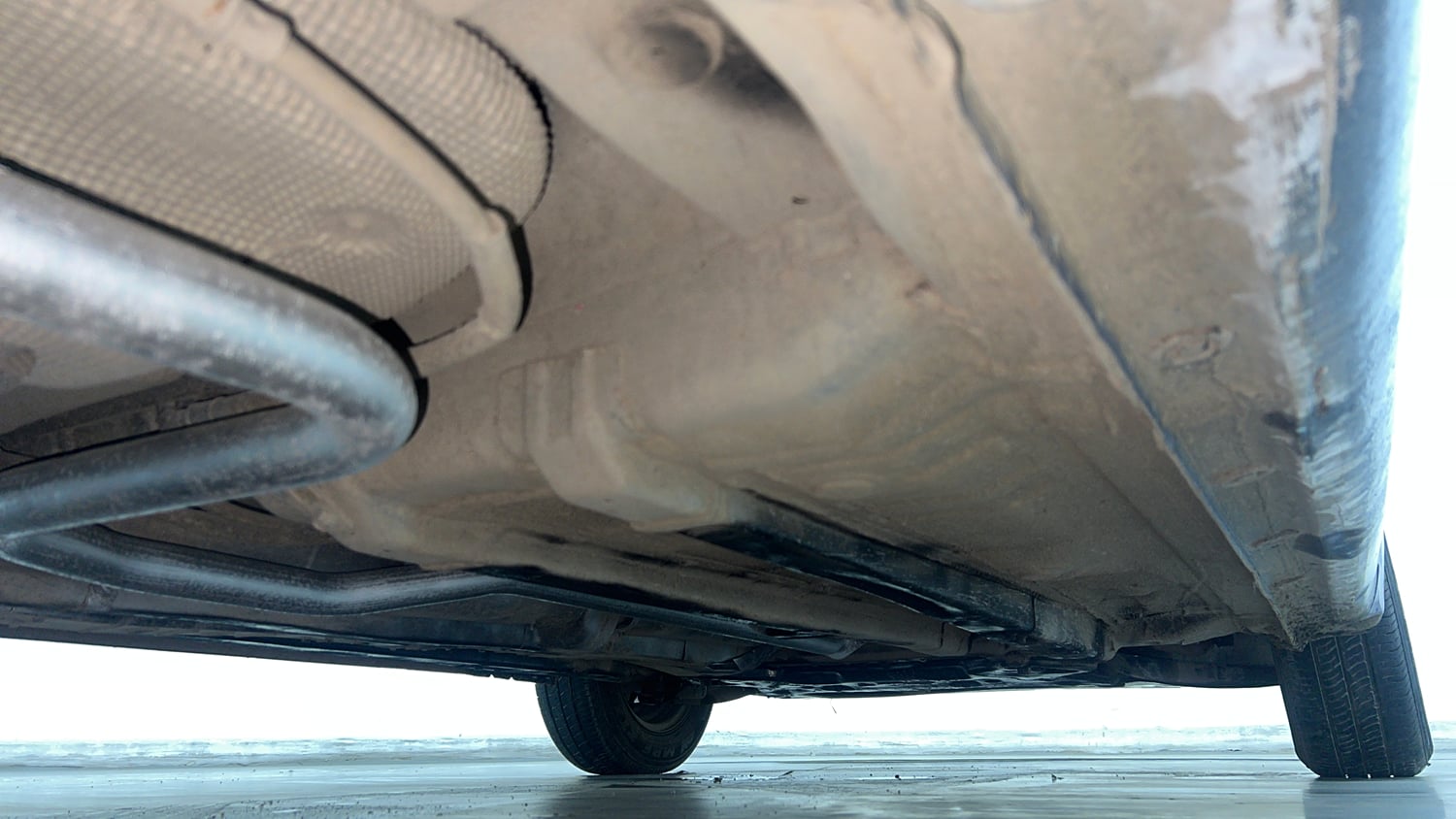Used 2014 Hyundai Elite i20 Sportz 1.2 Petrol Manual extra REAR RIGHT UNDERBODY VIEW