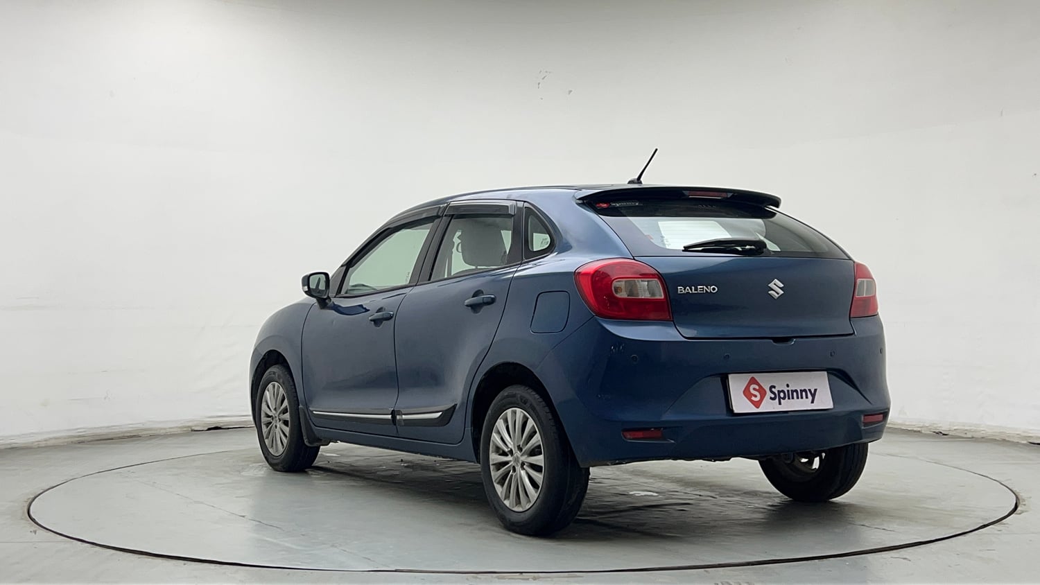 Used 2016 Maruti Suzuki Baleno Delta 1.2 AT Petrol Automatic exterior LEFT REAR CORNER VIEW