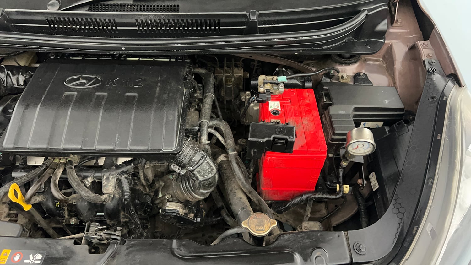 Used 2022 Hyundai Aura S 1.2 CNG Cng Manual engine ENGINE LEFT SIDE VIEW