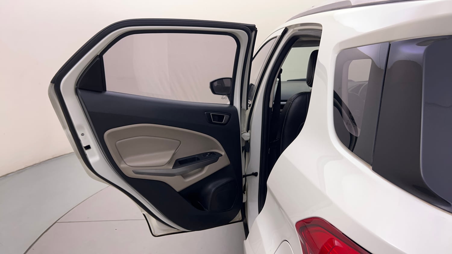 Used 2021 Ford EcoSport Titanium 1.5L TDCi Diesel Manual interior LEFT REAR DOOR OPEN VIEW