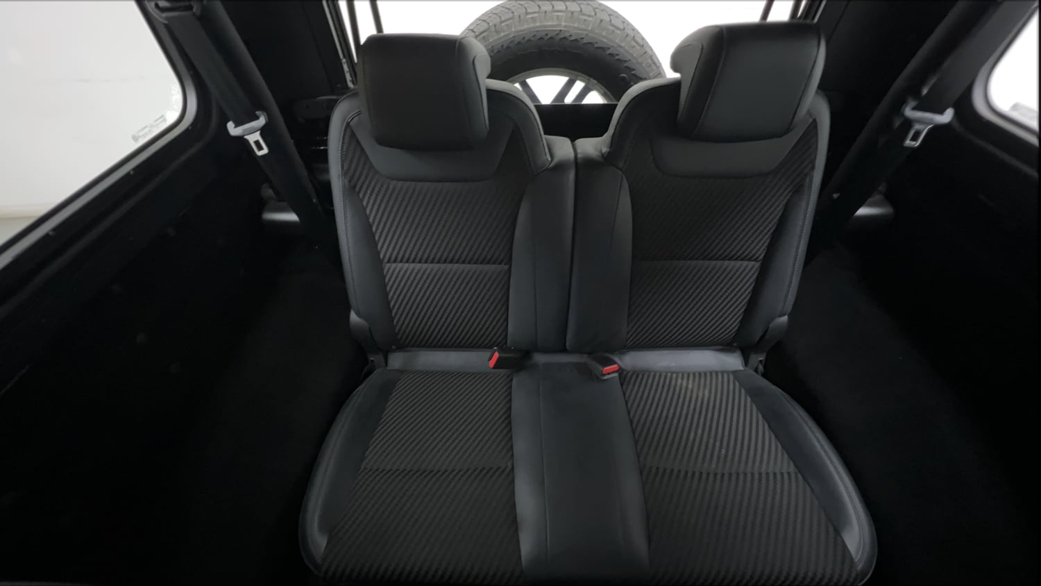 Used 2024 Mahindra Thar LX Hard Top Diesel MT RWD Diesel Manual interior REAR SEAT CONDITION VIEW