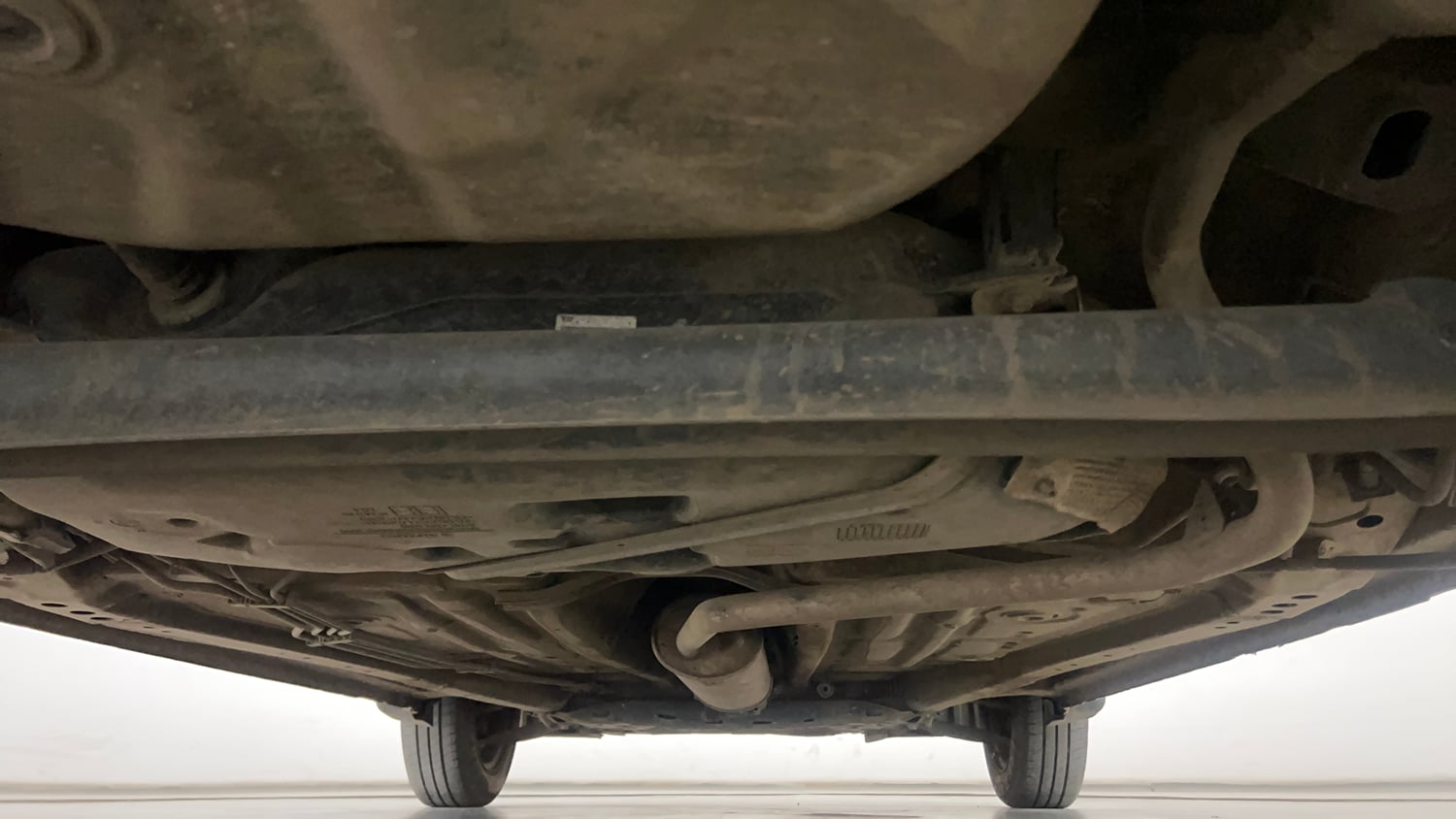 Used 2023 Maruti Suzuki Wagon R ZXI 1.2 Petrol Manual extra REAR UNDERBODY VIEW (TAKEN FROM REAR)