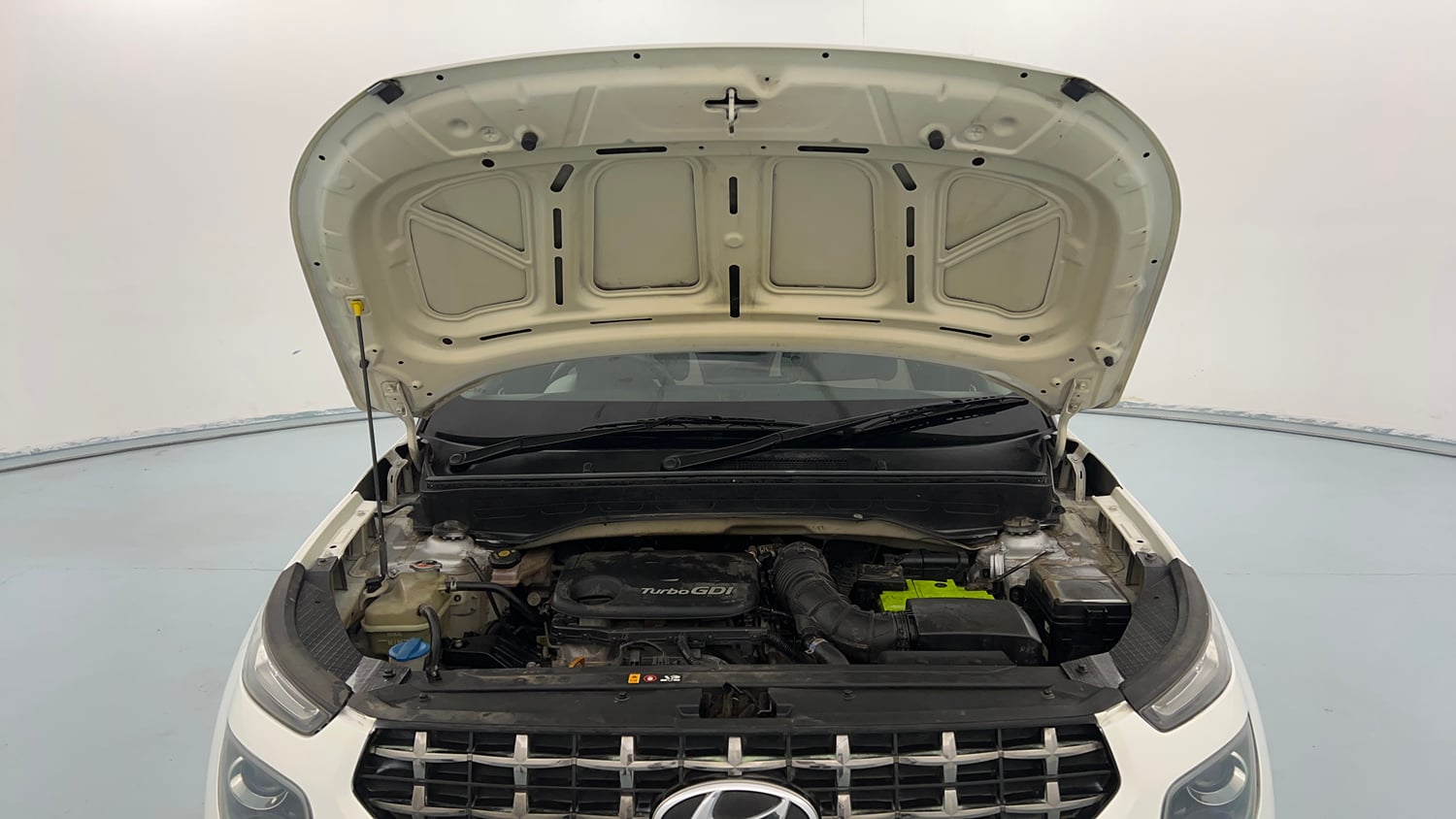 Used 2019 Hyundai Venue SX Plus 1.0 Turbo DCT Petrol Automatic engine ENGINE & BONNET OPEN FRONT VIEW