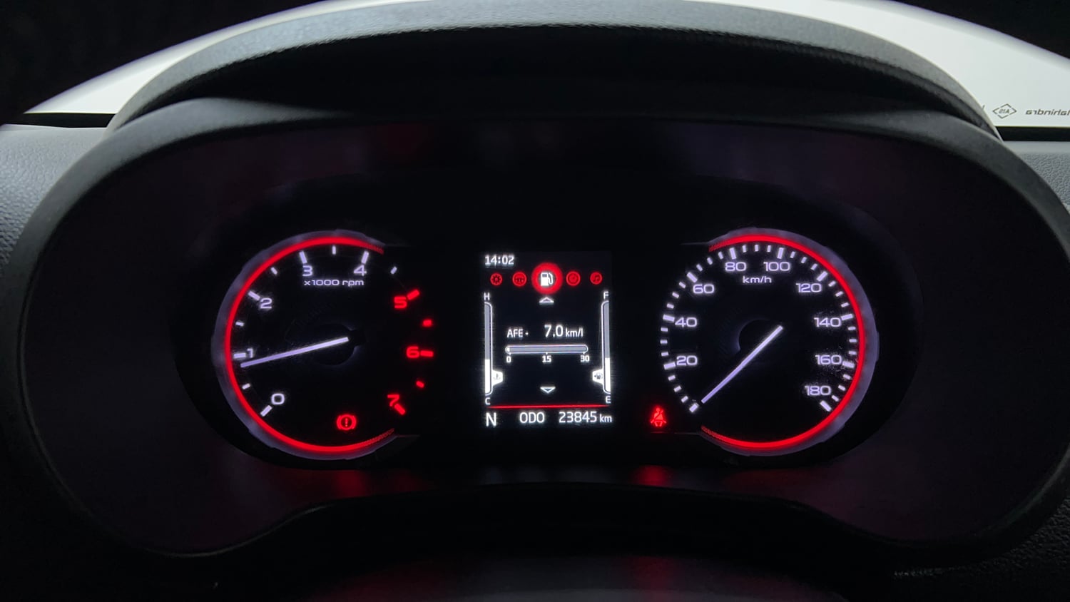 Used 2024 Mahindra Thar LX Hard Top Diesel MT RWD Diesel Manual interior CLUSTERMETER VIEW