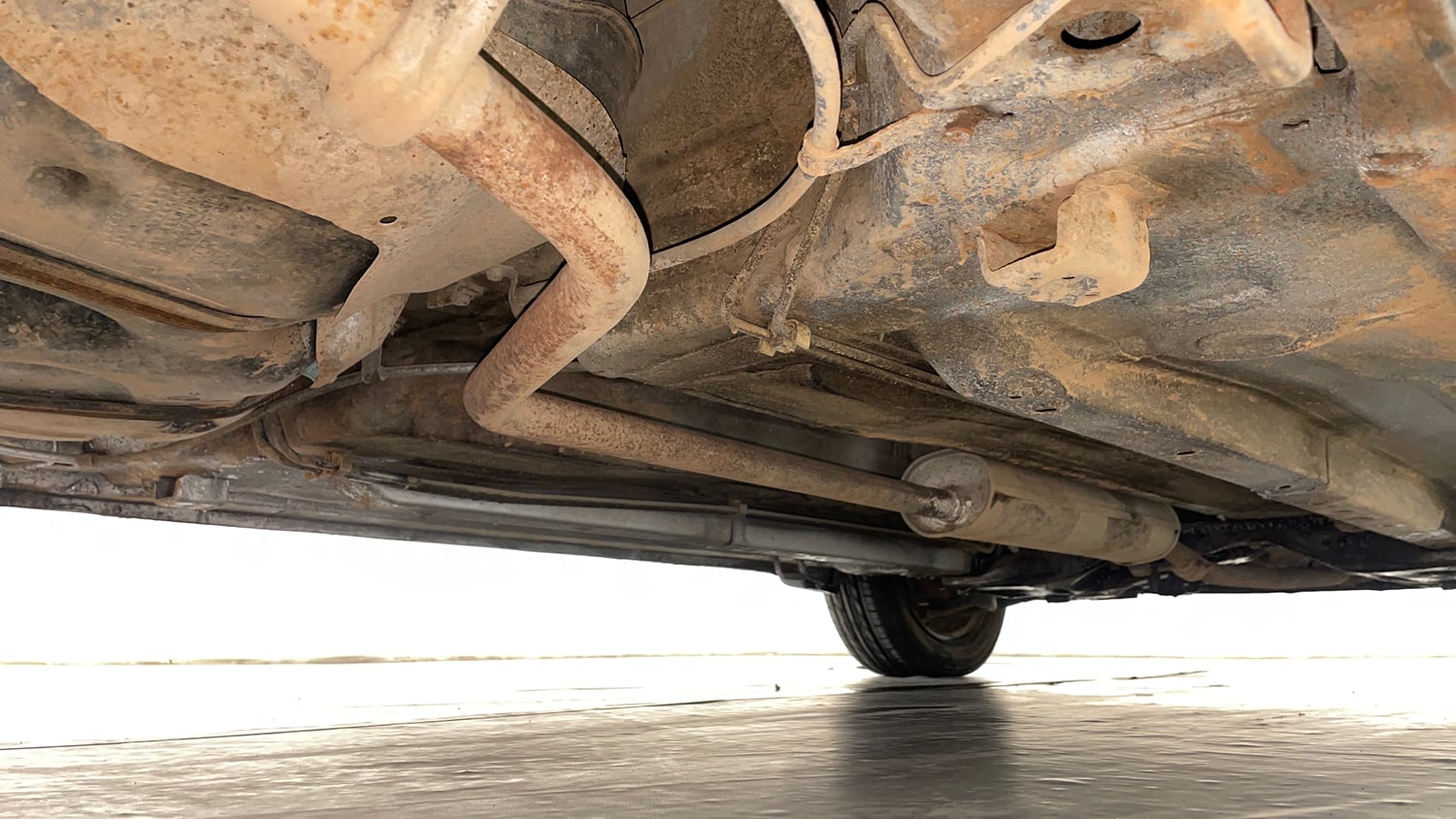 Used 2016 Maruti Suzuki Celerio VXi AMT Petrol Automatic extra REAR RIGHT UNDERBODY VIEW