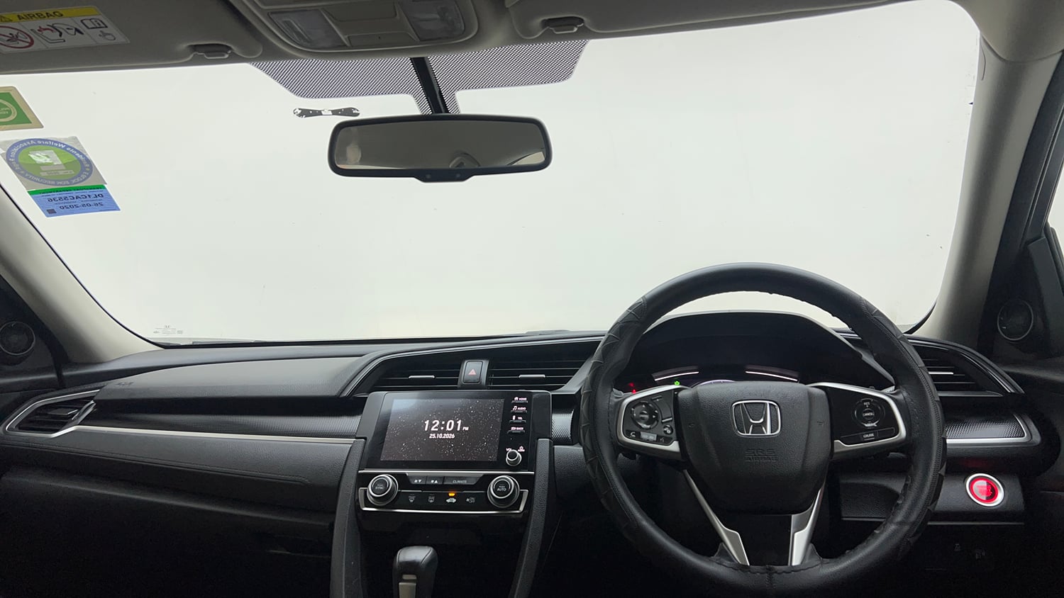 Used 2020 Honda Civic VX CVT Petrol Petrol Automatic interior DASHBOARD VIEW
