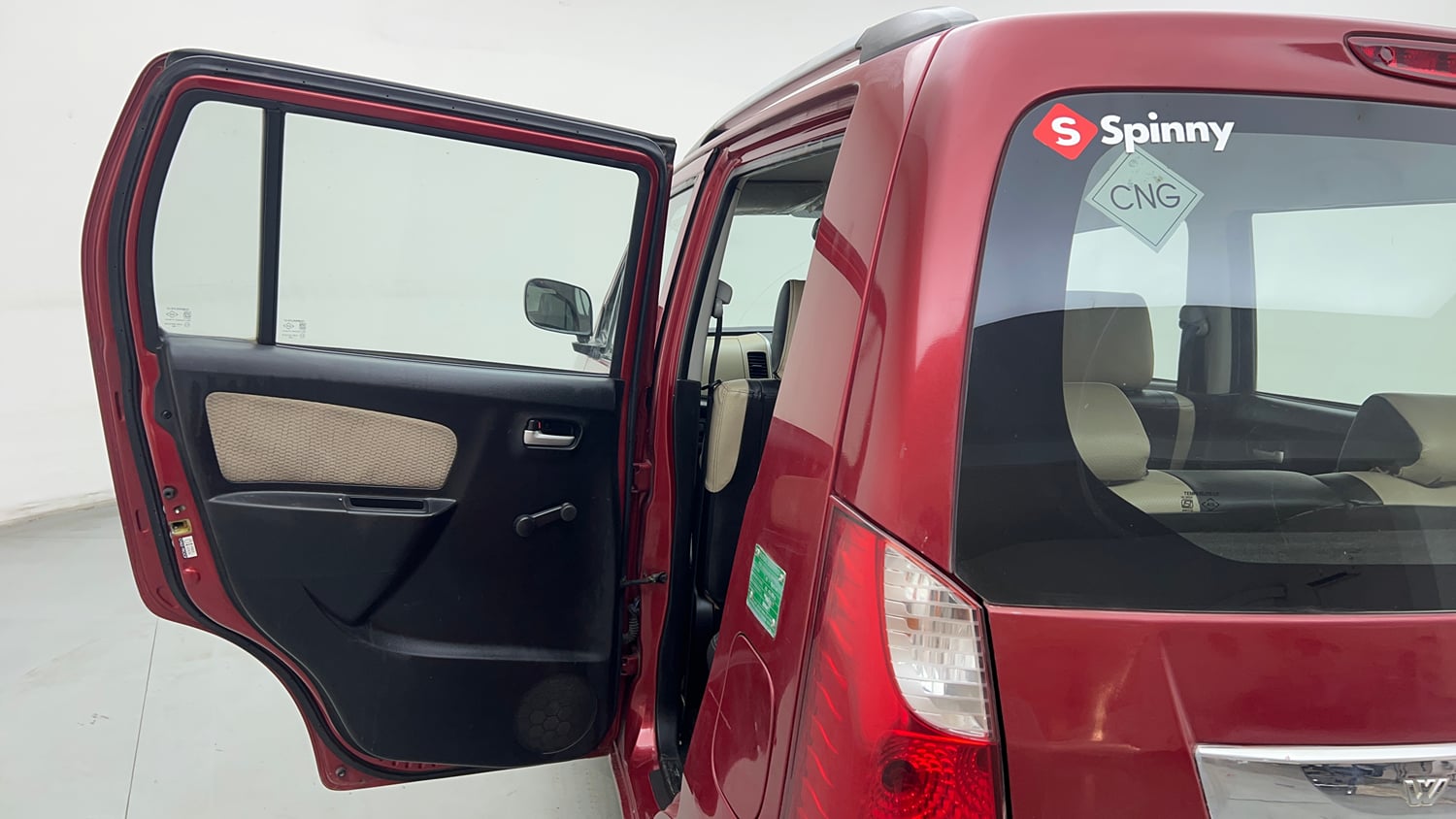 Used 2017 Maruti Suzuki Wagon R LXI CNG Cng Manual interior LEFT REAR DOOR OPEN VIEW