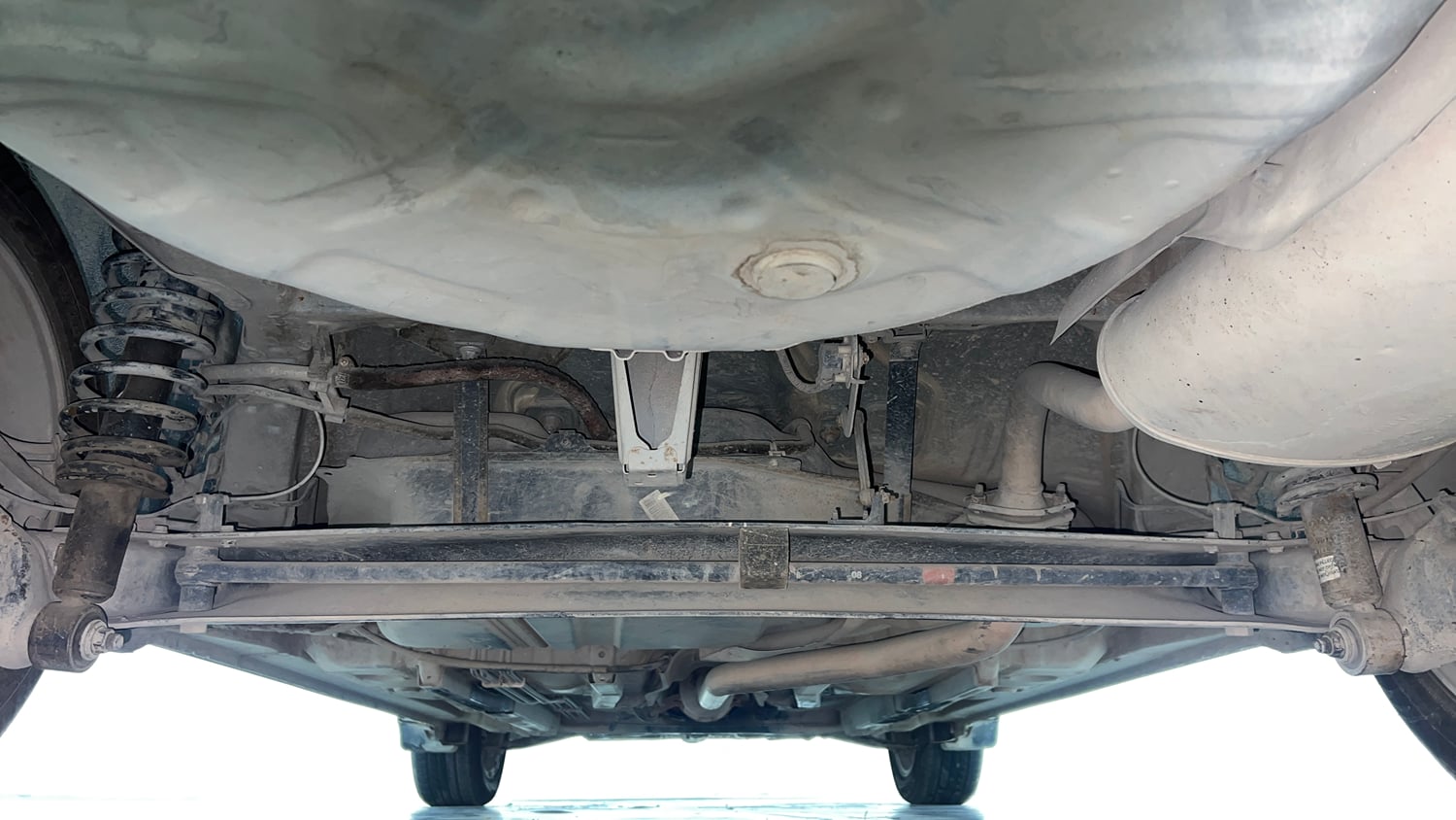 Used 2016 Toyota Corolla Altis VL AT Petrol Petrol Automatic extra REAR UNDERBODY VIEW (TAKEN FROM REAR)