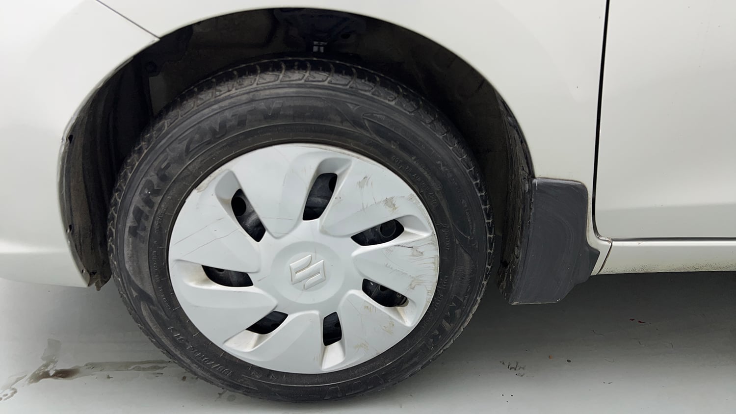 Used 2018 Maruti Suzuki Celerio ZXi AMT Petrol Automatic tyres LEFT FRONT TYRE RIM VIEW