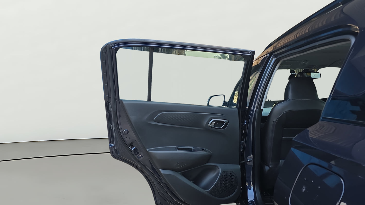 Used 2023 Hyundai Exter SX (O) Connect 1.2 AMT Petrol Automatic interior LEFT REAR DOOR OPEN VIEW