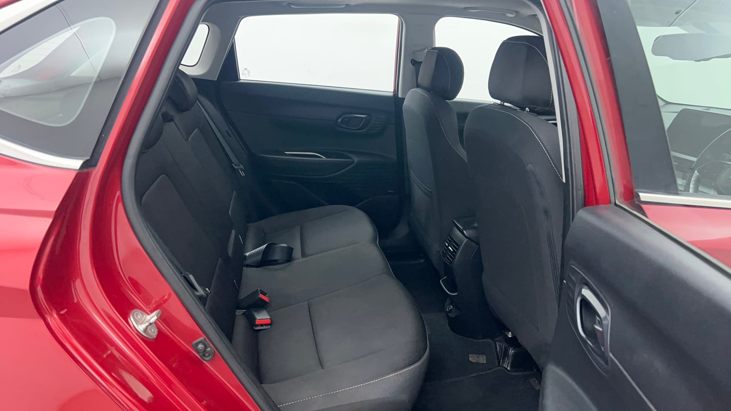 Used 2021 Hyundai New i20 Asta (O) 1.2 MT Petrol Manual interior RIGHT SIDE REAR DOOR CABIN VIEW
