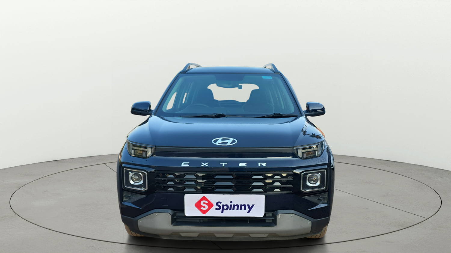 Used 2023 Hyundai Exter SX (O) Connect 1.2 AMT Petrol Automatic exterior FRONT VIEW