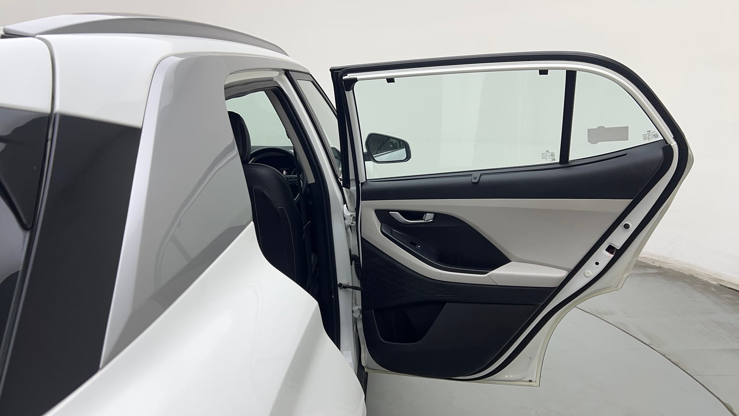 Used 2023 Hyundai Creta SX 1.5 Petrol IVT Petrol Automatic interior RIGHT REAR DOOR OPEN VIEW