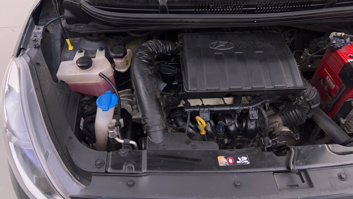 Used 2021 Hyundai Grand i10 Nios Asta AMT 1.2 Kappa VTVT Petrol Automatic engine ENGINE RIGHT SIDE VIEW