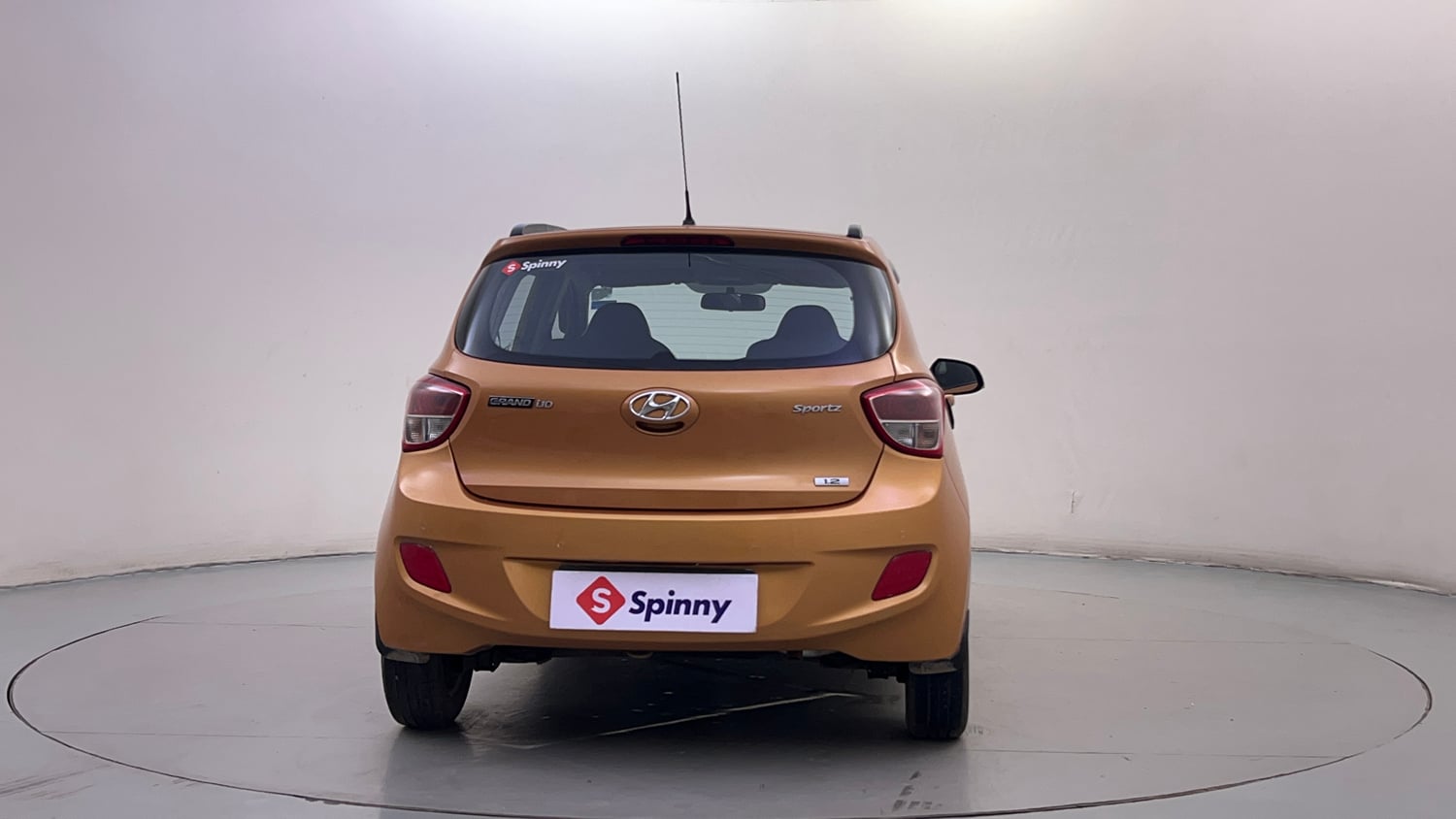Used 2016 Hyundai Grand i10 Sportz 1.2 Kappa VTVT Petrol Manual exterior BACK VIEW