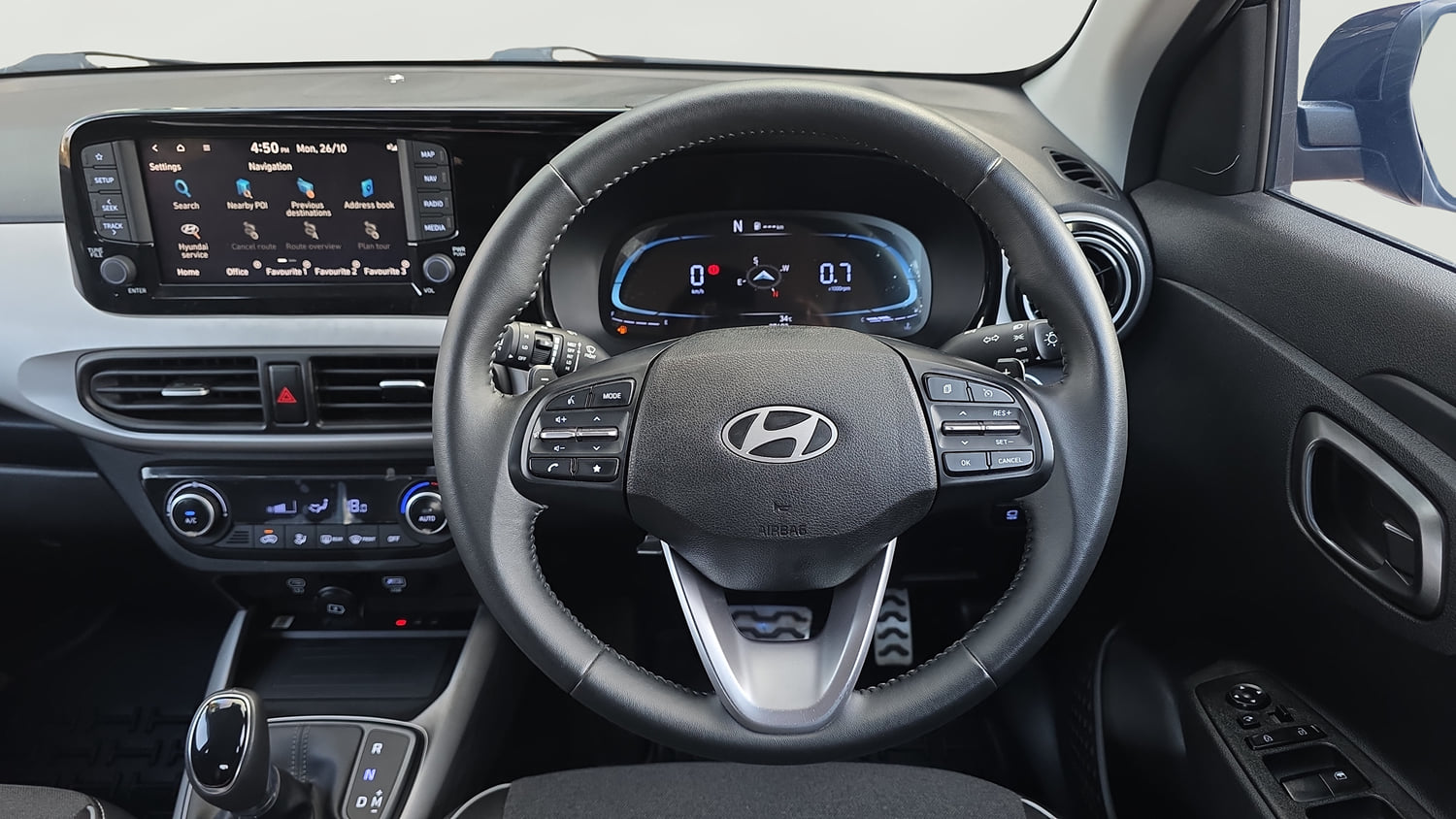 Used 2023 Hyundai Exter SX (O) Connect 1.2 AMT Petrol Automatic interior STEERING VIEW