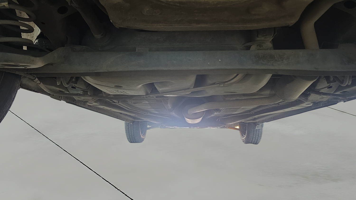 Used 2023 Maruti Suzuki S-Presso VXi Plus (O) AMT Petrol Automatic extra REAR UNDERBODY VIEW (TAKEN FROM REAR)