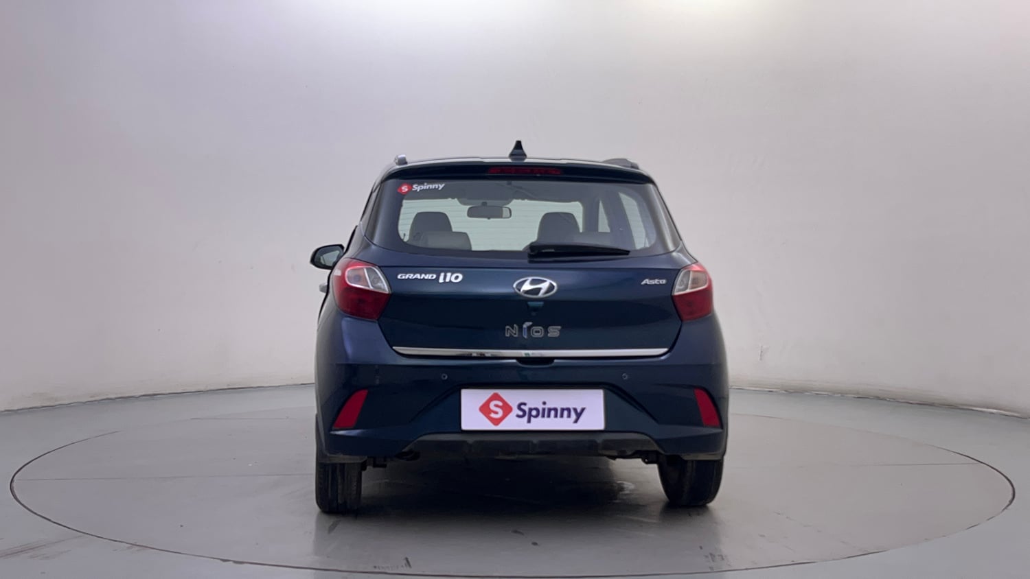 Used 2021 Hyundai Grand i10 Nios Asta AMT 1.2 Kappa VTVT Petrol Automatic exterior BACK VIEW