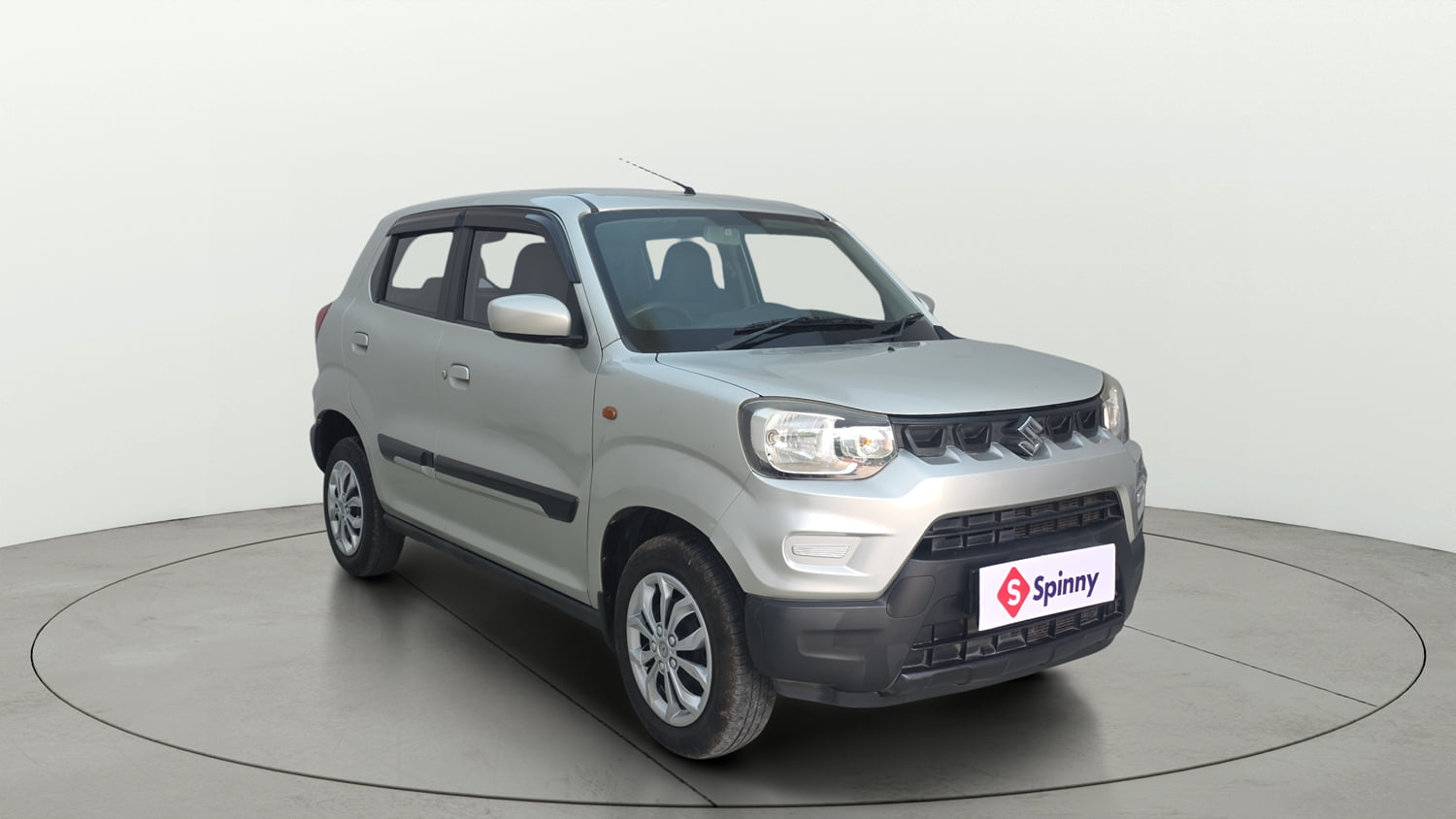 Used 2023 Maruti Suzuki S-Presso VXi Plus (O) AMT Petrol Automatic exterior RIGHT FRONT CORNER VIEW