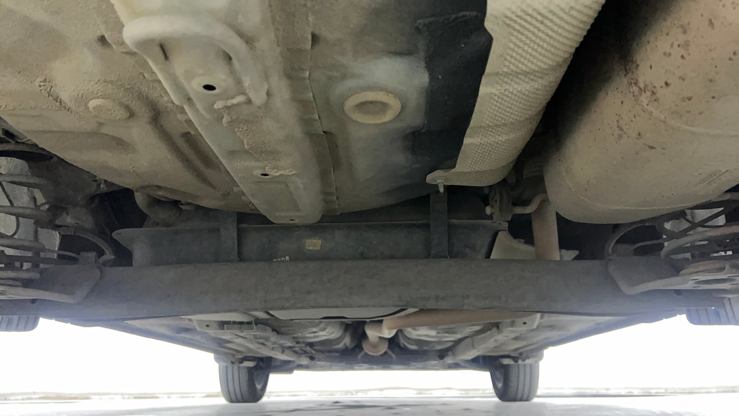 Used 2022 Hyundai Grand i10 Nios Asta 1.2 Kappa VTVT Petrol Manual extra REAR UNDERBODY VIEW (TAKEN FROM REAR)