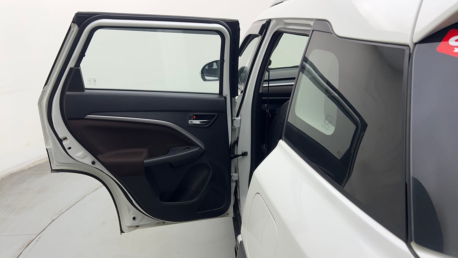 Used 2022 Maruti Suzuki Brezza ZXi Petrol Manual interior LEFT REAR DOOR OPEN VIEW