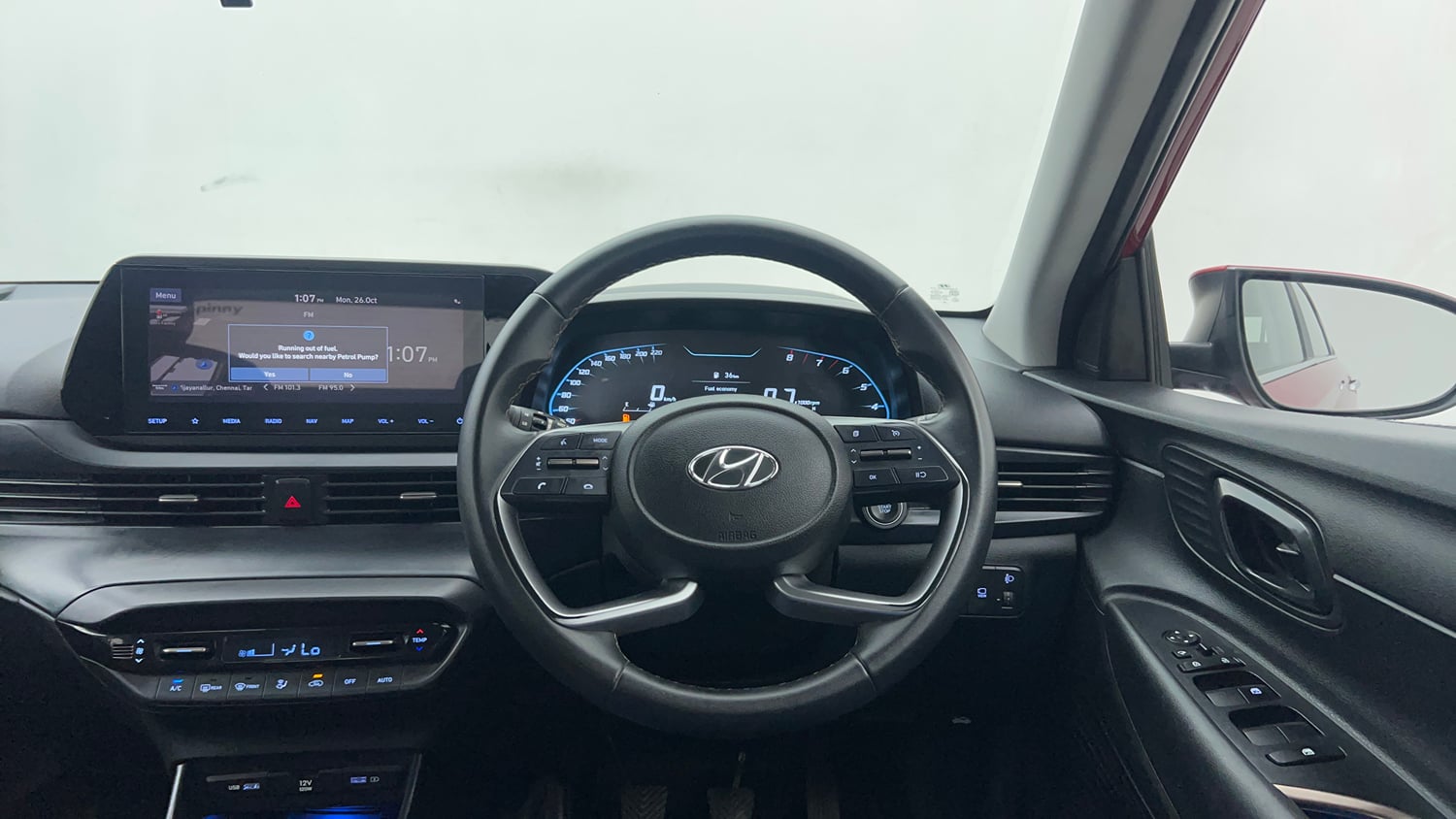 Used 2021 Hyundai New i20 Asta (O) 1.2 MT Petrol Manual interior STEERING VIEW