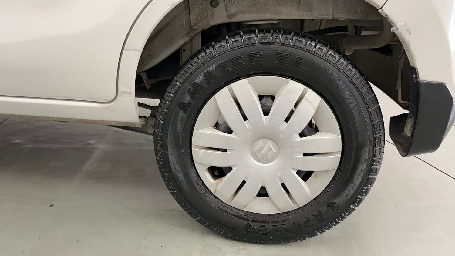Used 2018 Maruti Suzuki Alto 800 LXi Petrol Manual tyres LEFT REAR TYRE RIM VIEW