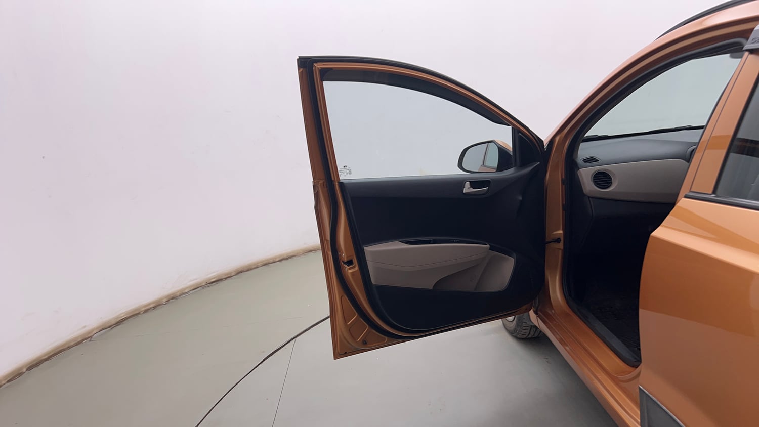 Used 2015 Hyundai Grand i10 Sportz 1.2 Kappa VTVT Petrol Manual interior LEFT FRONT DOOR OPEN VIEW